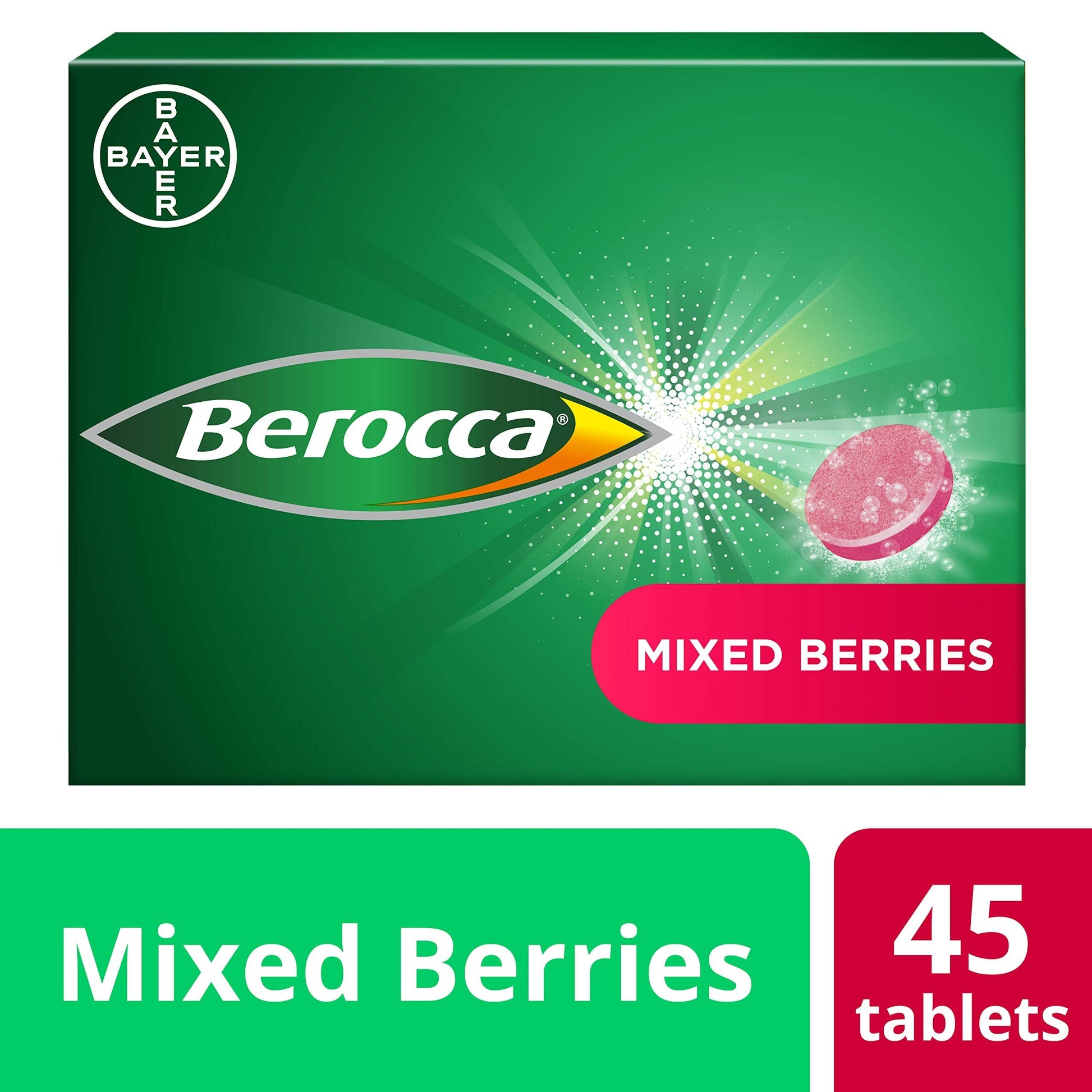 Berocca Vitamin C Effervescent Tablets, with Magnesium, Vitamin B12 and Vitamin B BeroccaUS supplements