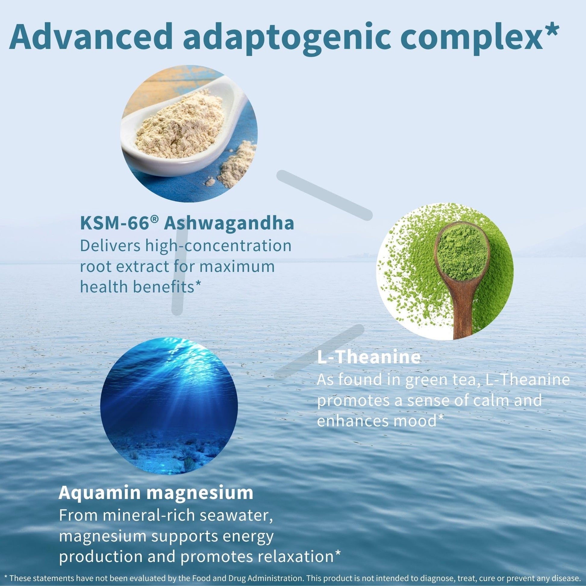 Igennus High Strength Ashwagandha, Magnesium, & L-Theanine Stress Relief Complex, KSM-66 Root Extract Adaptogens, Boosted with Methylfolate, Zinc & Biotin Clean Label, 60 Fast Acting Capsules Igennus Healthcare NutritionAu supplements