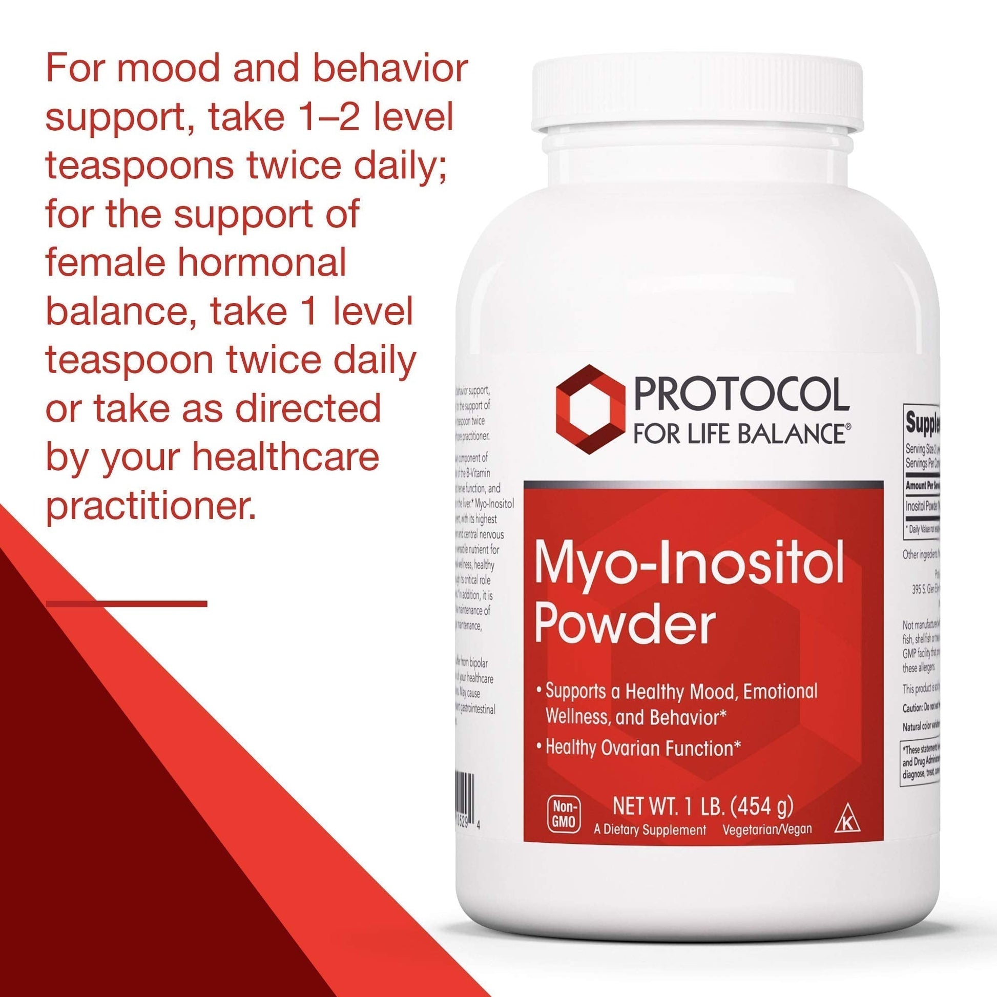 Protocol For Life Balance - Myo-Inositol Powder - Supports a Healthy Mood, Emotional PROTOCOL FOR LIFE BALANCEUS supplements