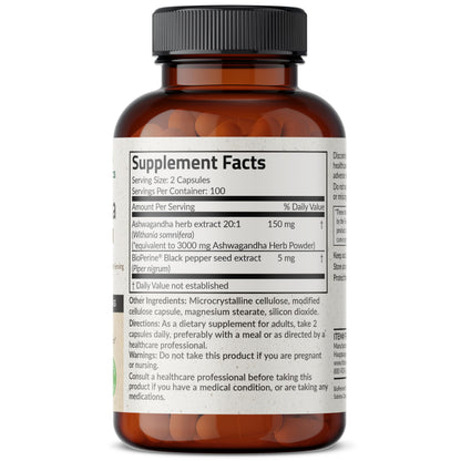 Futurebiotics Ashwagandha Extra Strength Stress & Mood Support with BioPerine FuturebioticsUS supplements