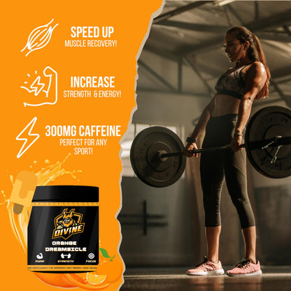Orange Dreamsicle Pre Workout | The Best Tasting Pre Workout | Intense Increased Endurance Beta BearsUS supplements