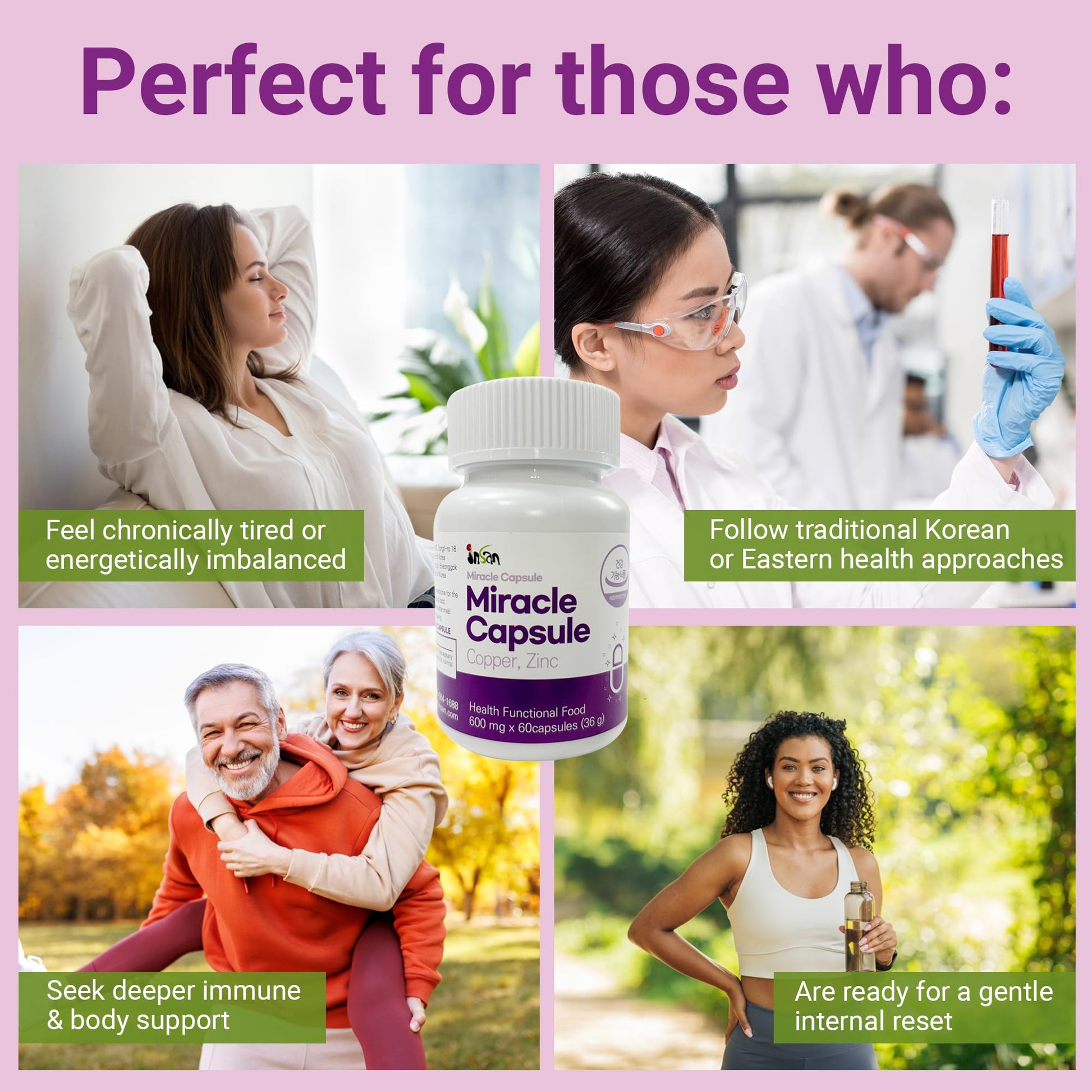 INSANORIGINS Miracle Capsule Immune Defense Support Supplement 18g (600mg - 30 Capsules) [Starter Pack] INSANORIGINSAu supplements