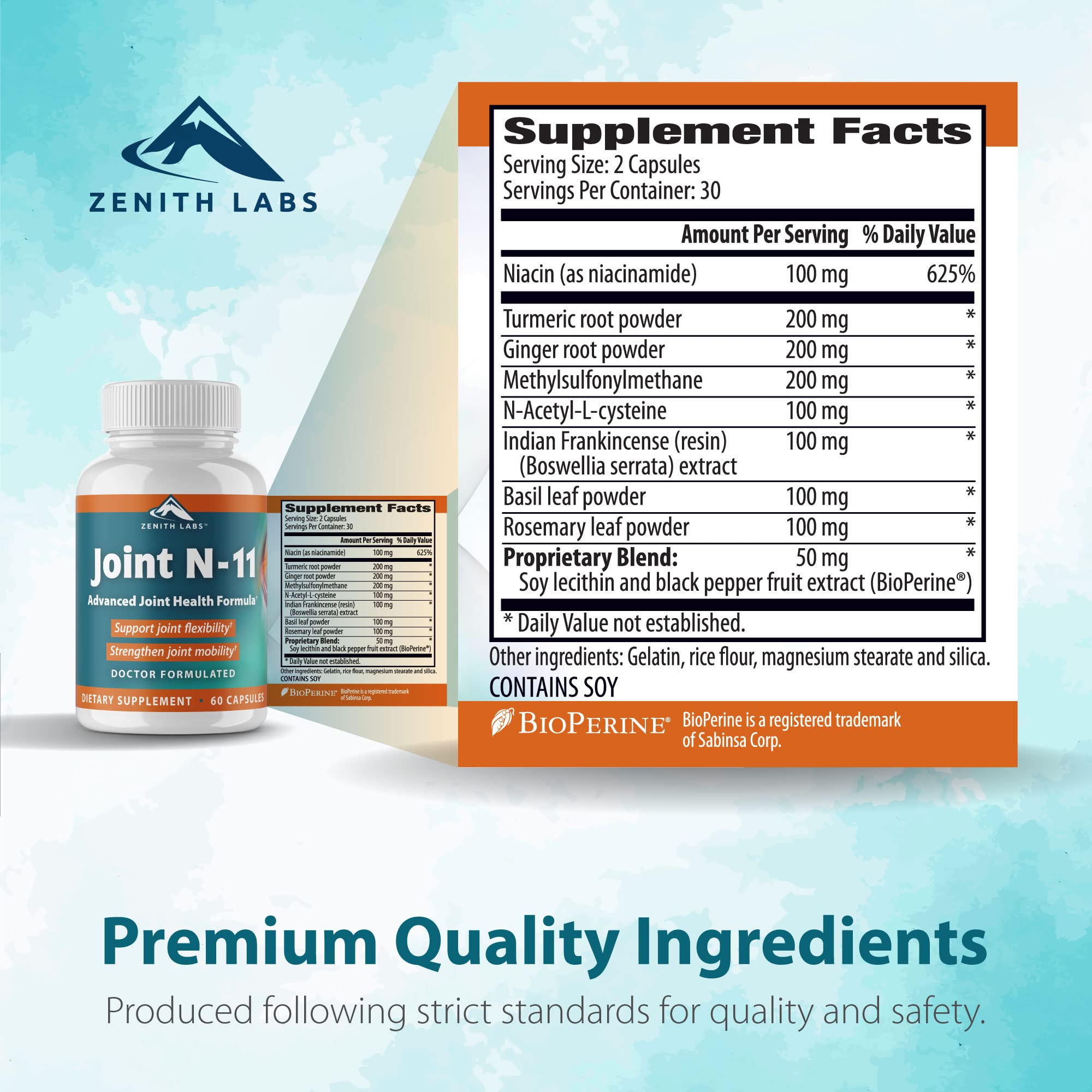 Zenith Labs Joint N-11 Joint Health Supplement Zenith LabsAu supplements