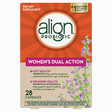 Align Probiotic, Women's Dual Action, Probiotics for Women, Multi-Strain Probiotic with Chaste Tree AlignAu supplements