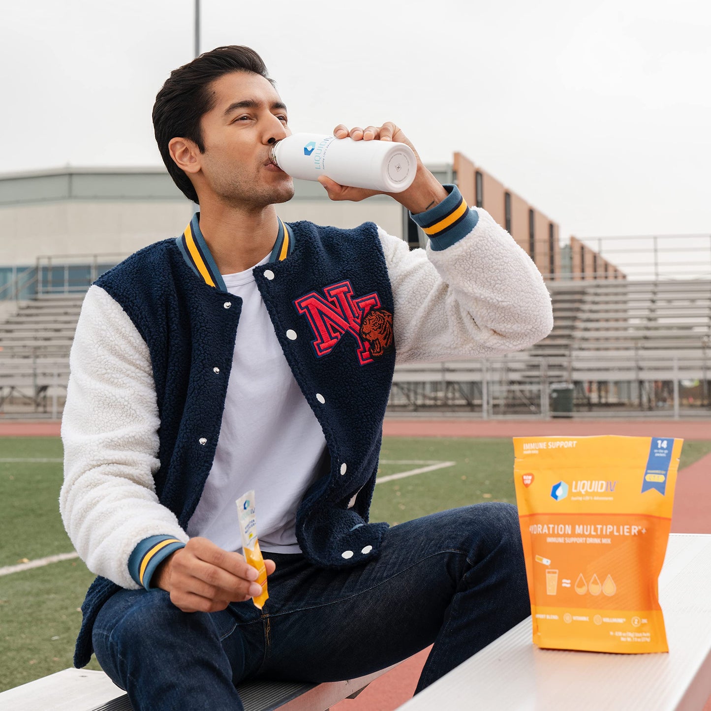 Liquid I.V. Hydration Multiplier + Immune Support - Tangerine - Hydration Powder Packets Liquid I.V.US supplements