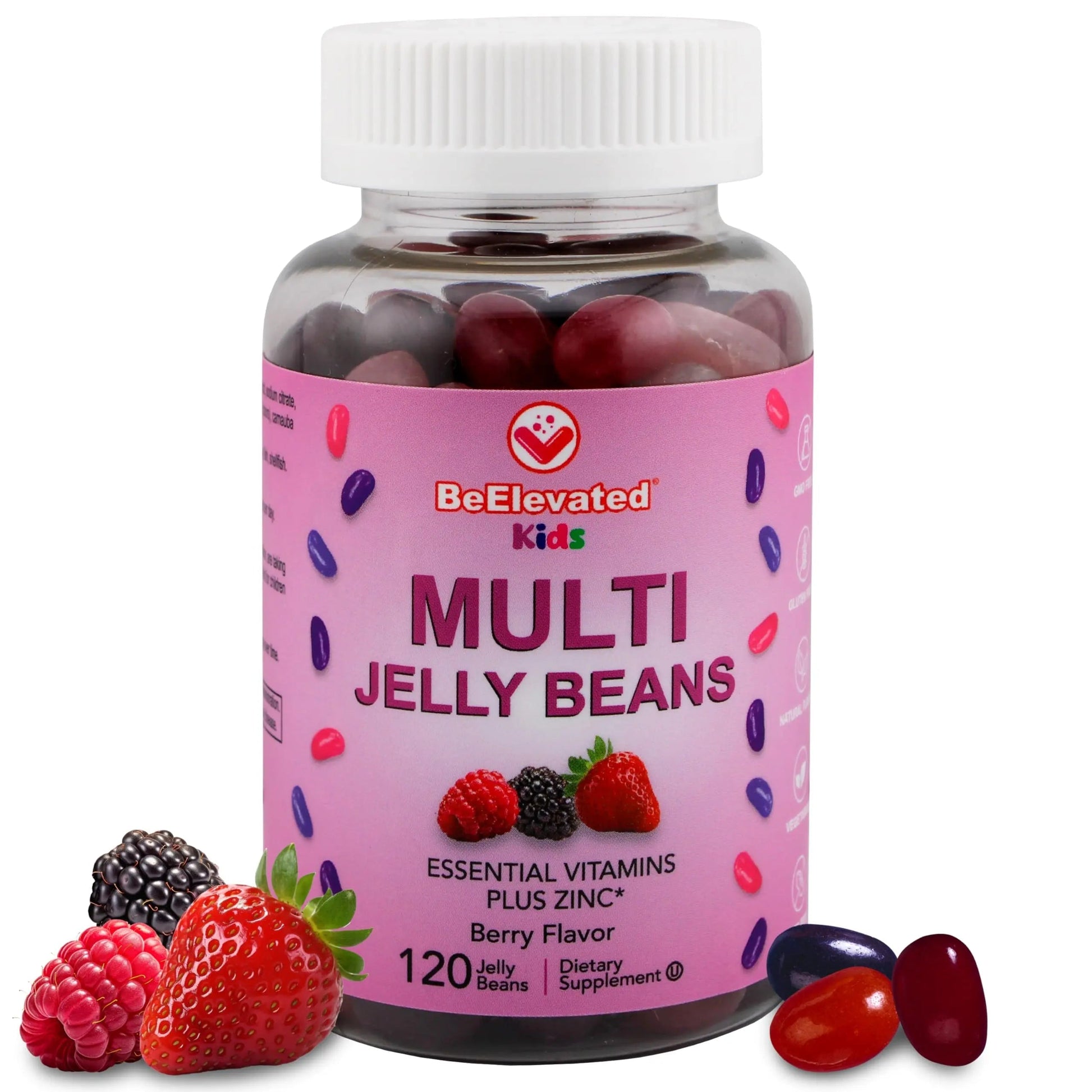 BeElevated Kids Multivitamin Gummies – Tasty Berry-Flavored Zinc Gummies for Children & Adults – Vegetarian, Gluten-Free BeElevatedAu supplements