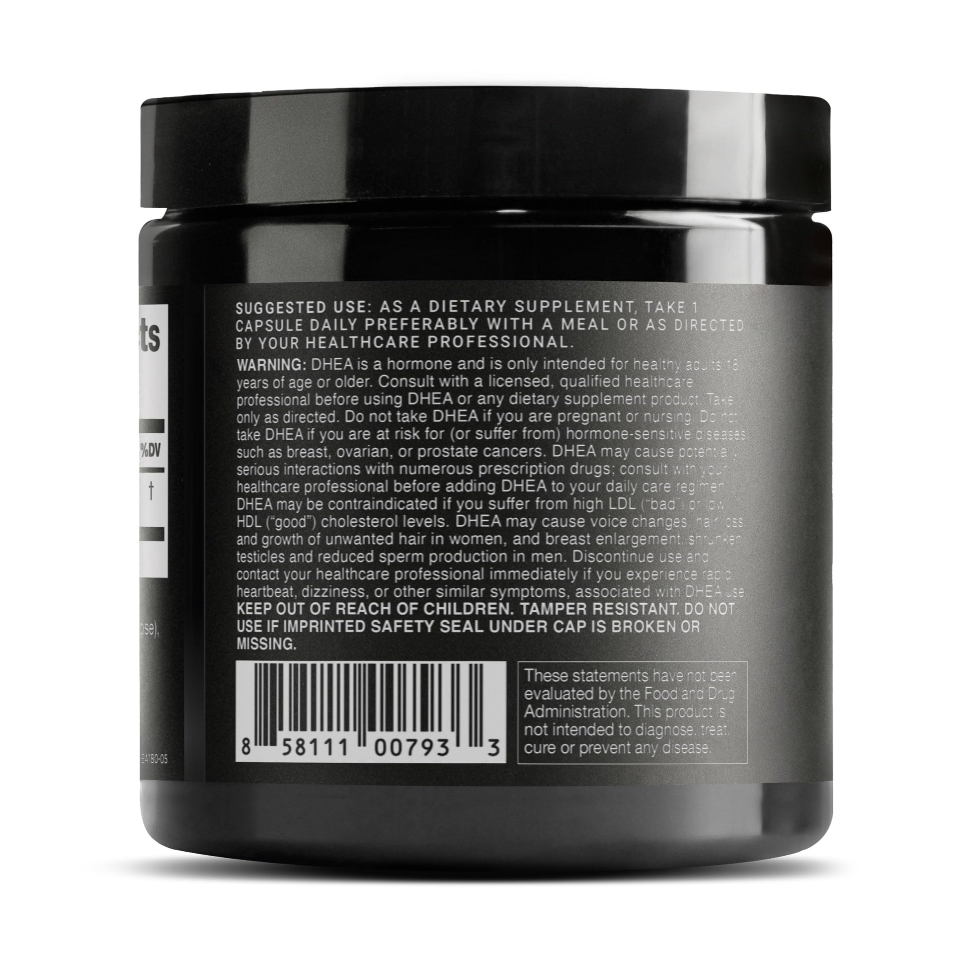 Toniiq Ultra High Strength DHEA 100mg Supplement for Men - 99%+ Highly Purified and Bioavailable Micronized DHEA Supplement for Women and Men - DHEA 100 mg - 180 Capsules ToniiqAu supplements
