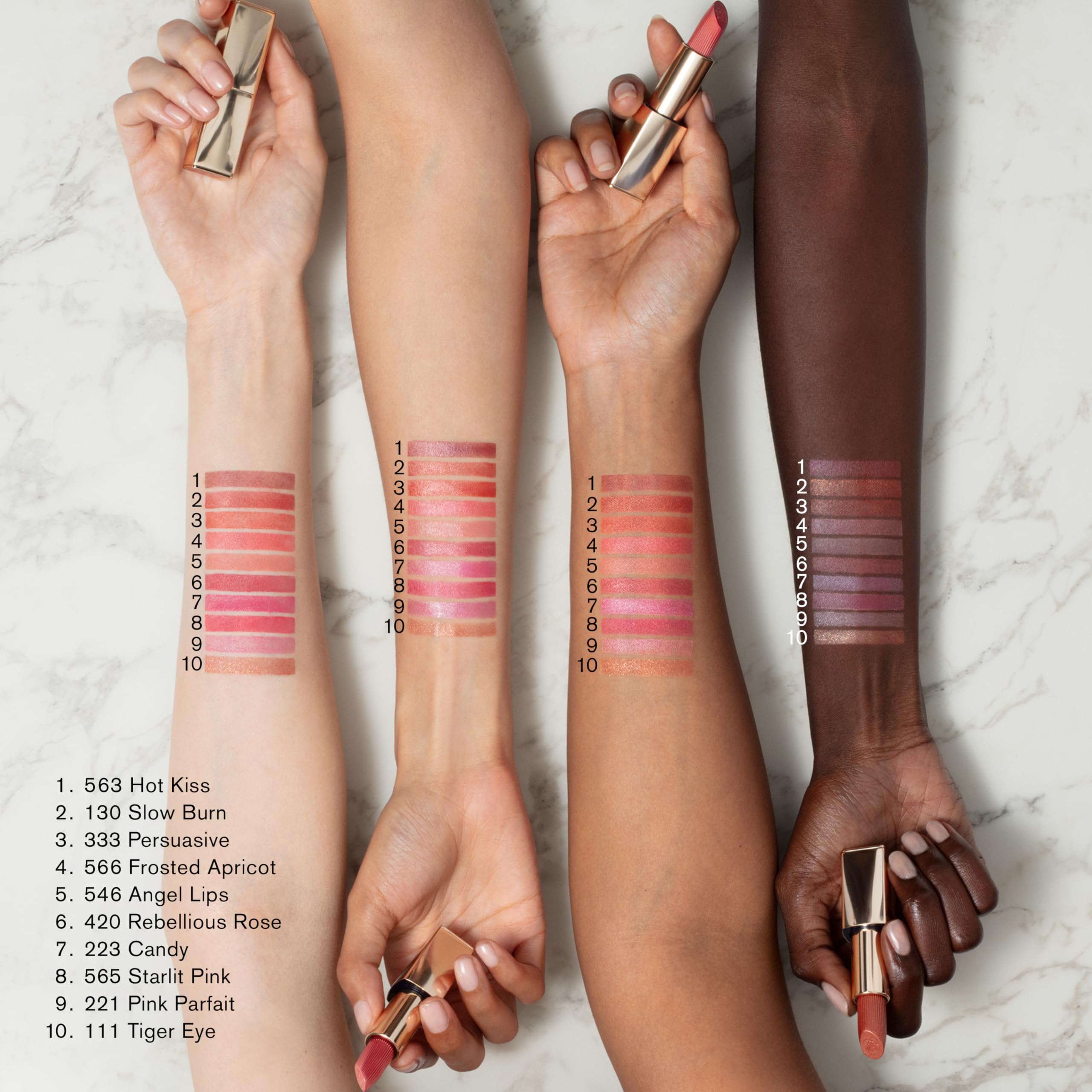 Estée Lauder Pure Color Long-Lasting Hi-Lustre Lipstick for Women | Shimmer Finish, 0.12 Ounce, 563 Hot Kiss Estée LauderAu supplements