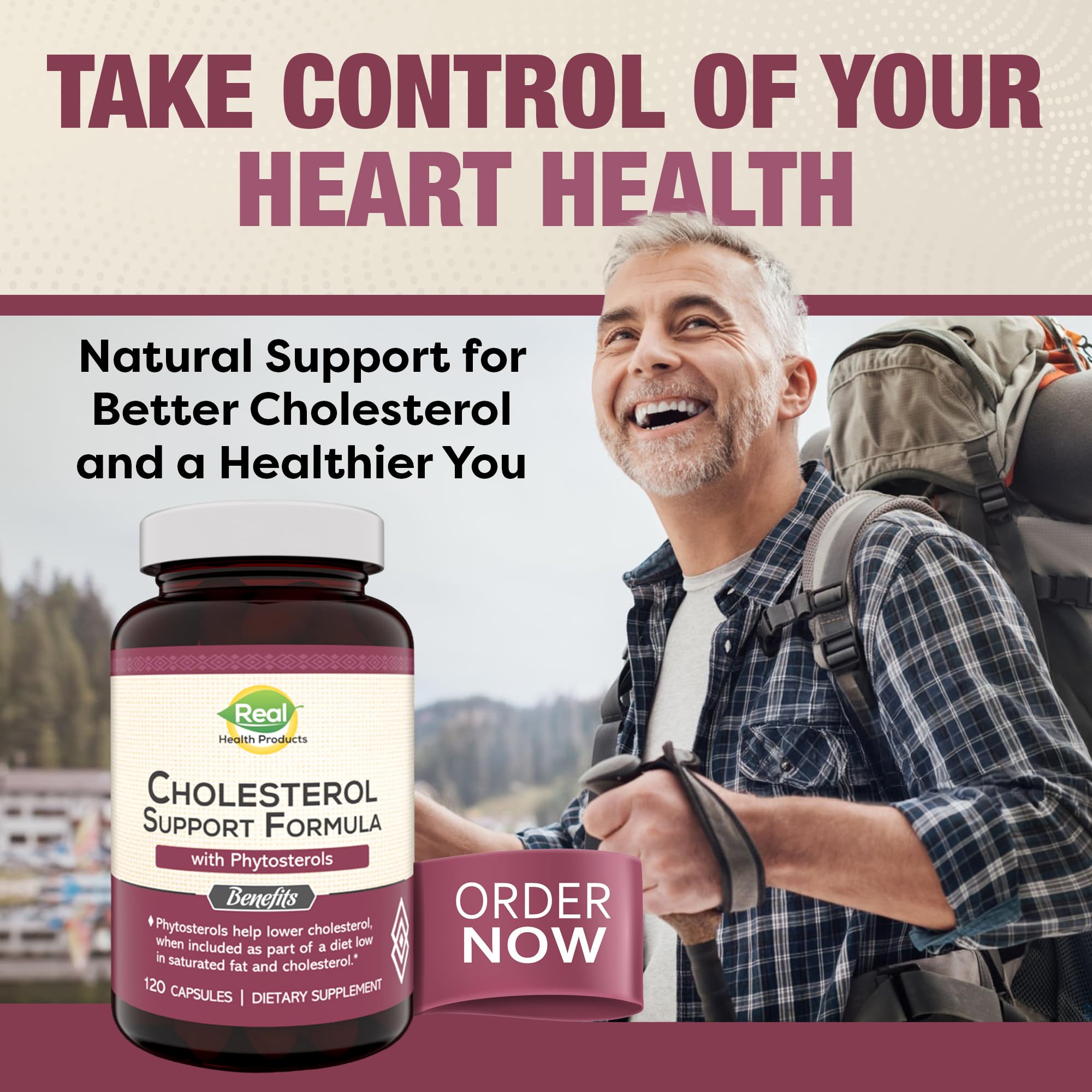 Advanced Cholesterol Health Complex with Plant Sterols. Cholesterol & Lipid Support Supplement for Healthy Heart & Cholesterol Levels for Men & Women. 120 Capsules RHPAu supplements