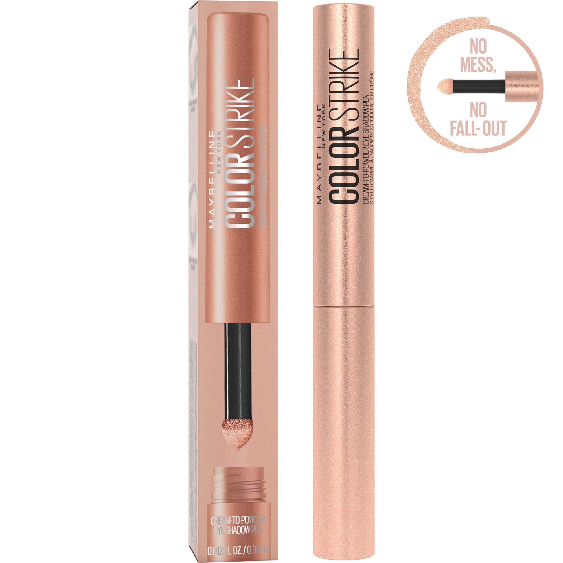 Maybelline New York Color Strike Eye Shadow Pen, Cream To Powder Finish, 30 Spark MAYBELLINEAu supplements