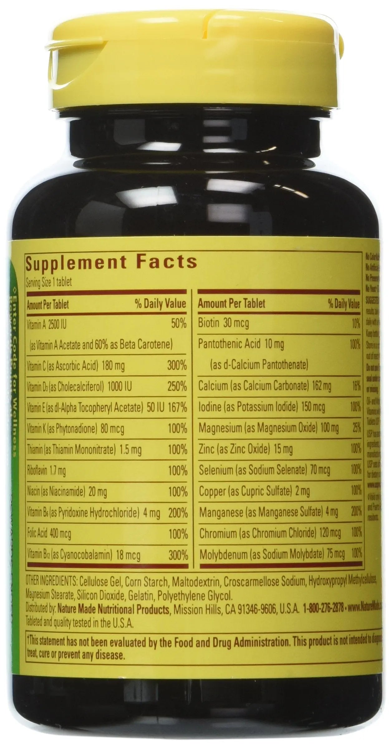 Nature Made Multivitamin For Him, Men's Multivitamin for Daily Nutritional Support, 90 Tablets (Pack of 3) Nature MadeAu supplements
