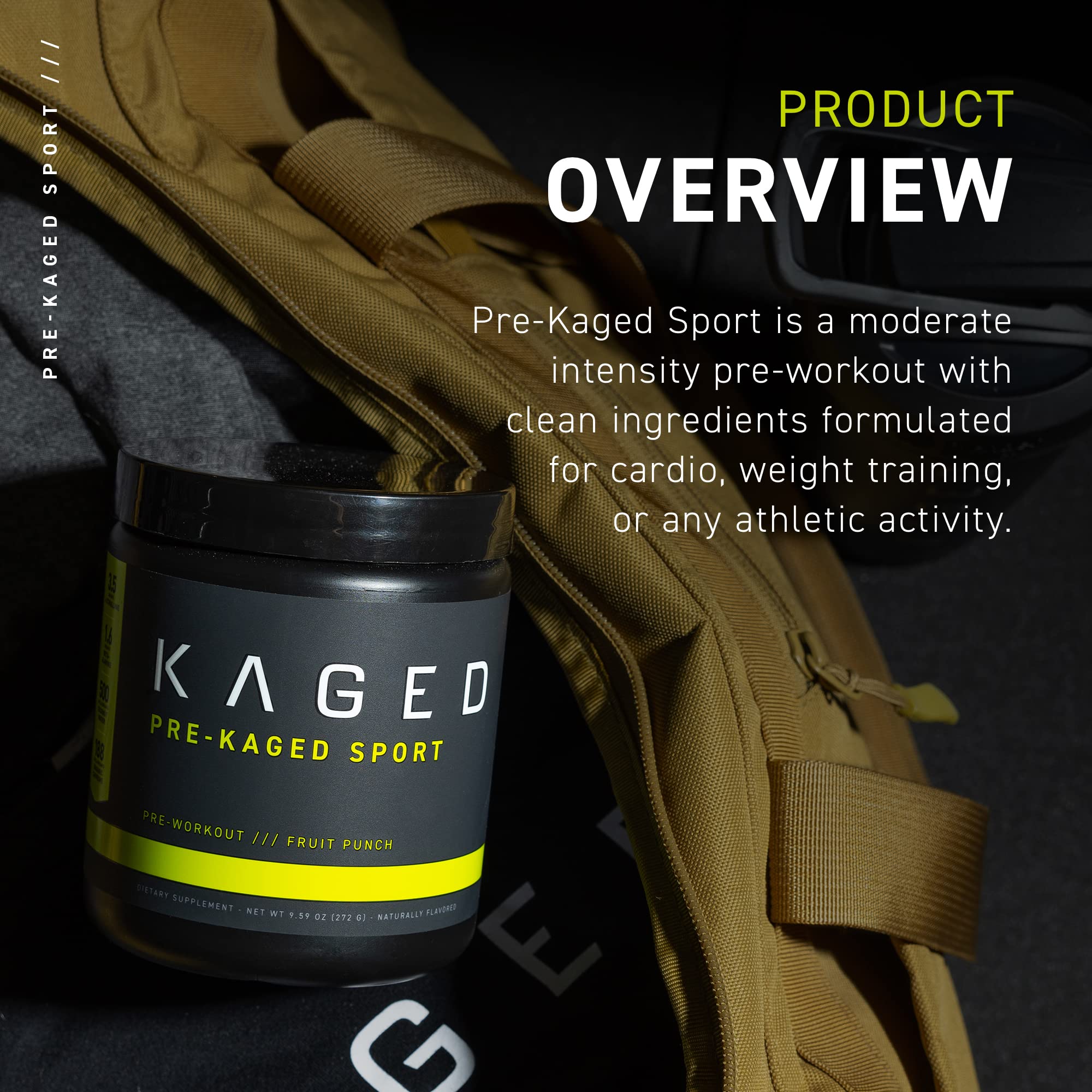 Kaged Pre Sport & Creatine Monohydrate Bundle | Mango Lime Pre + Unflavored Creatine KagedAu supplements