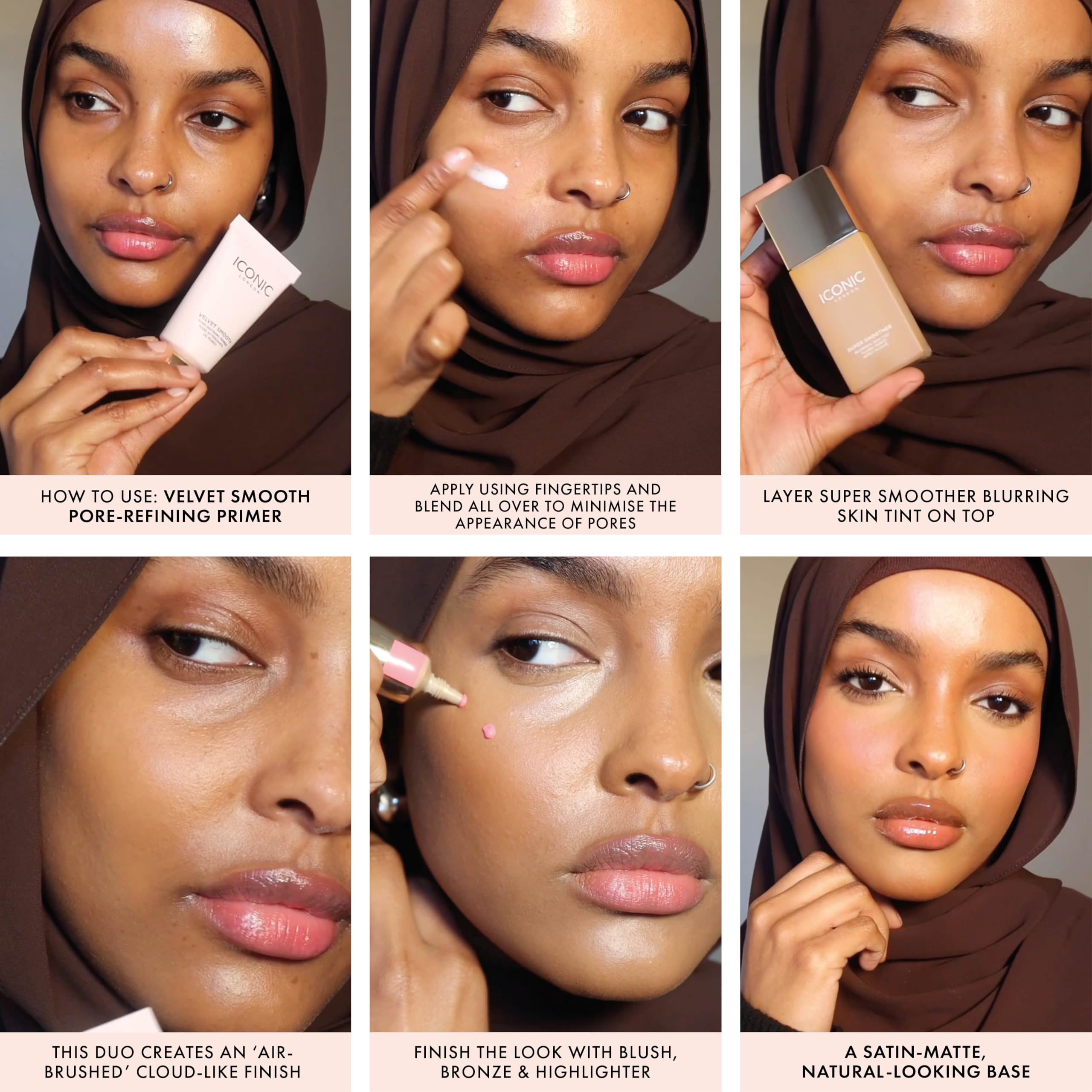 ICONIC LONDON Velvet Smooth Pore-Refining Primer | Whipped, Balmy Primer, Diffuses Pores, Cruelty-Free, Vegan Makeup, 1.01 Fl oz ICONIC LONDONAu supplements