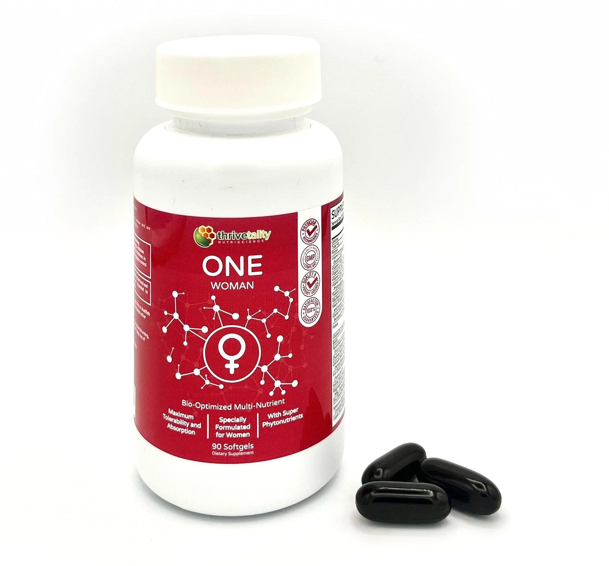 ONE Woman Bio-Optimized Multi-Nutrient by Thrivetality | Women's Multivitamin | #1 Physician Formulated | Science Based | Clinically Proven | Thrivetality NutriscienceAu supplements