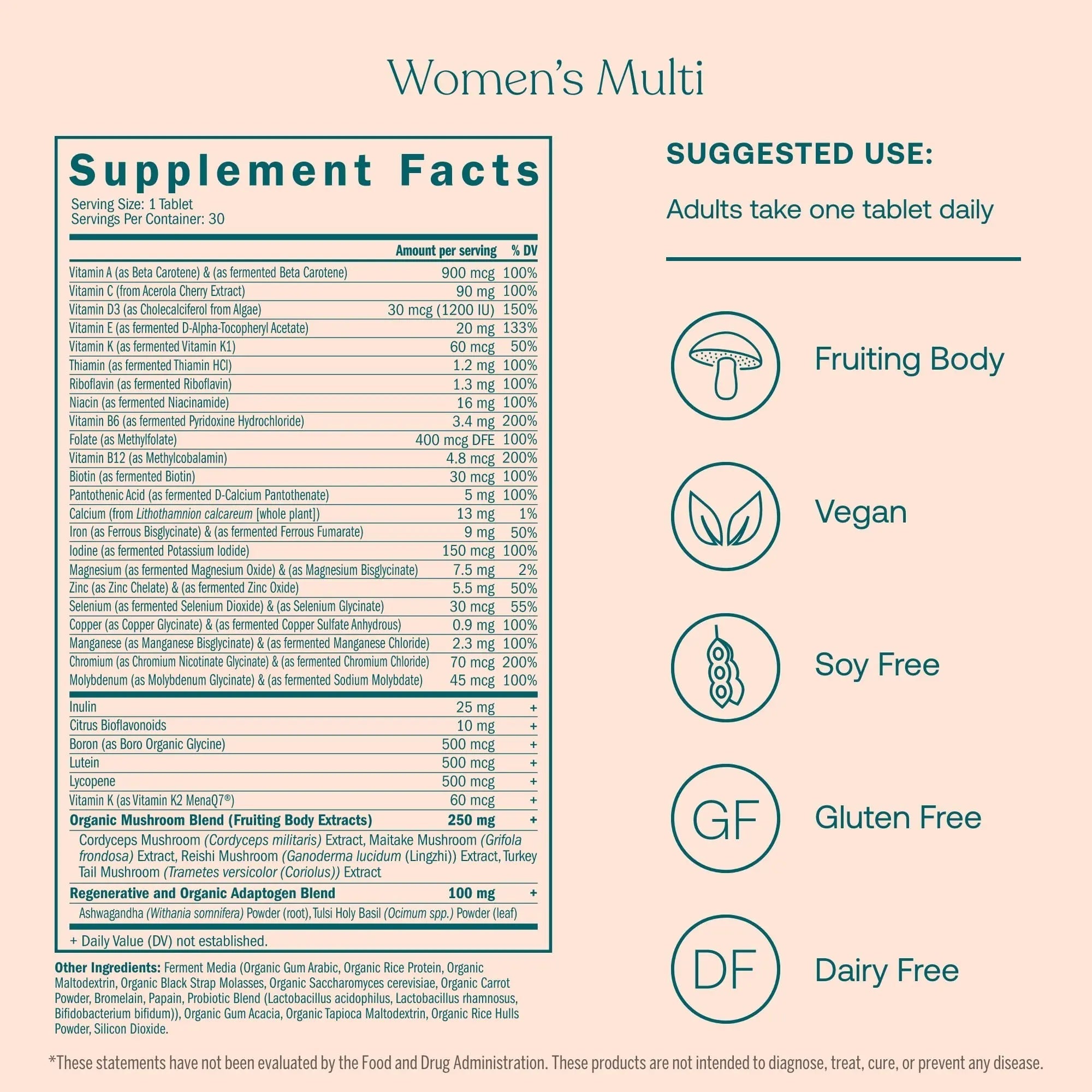 True Grace One Daily Men’s Multivitamin (30 Vegan Tablets) + One Daily Women’s Multivitamin (30 Vegan Tablets) - Non-GMO & Gluten Free - 30-Day Supply of Each True GraceAu supplements