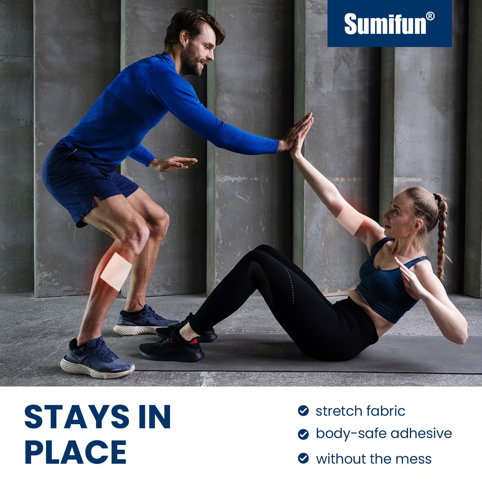 Sumifun 4% Lidocaine Patches Plus 1% Menthol - 30 Counts Maximum Strength OTC Pain Relief Patches for Back Ache Stiff Neck Joint Pain Muscle Soreness Topical Analgesic SumifunAu supplements