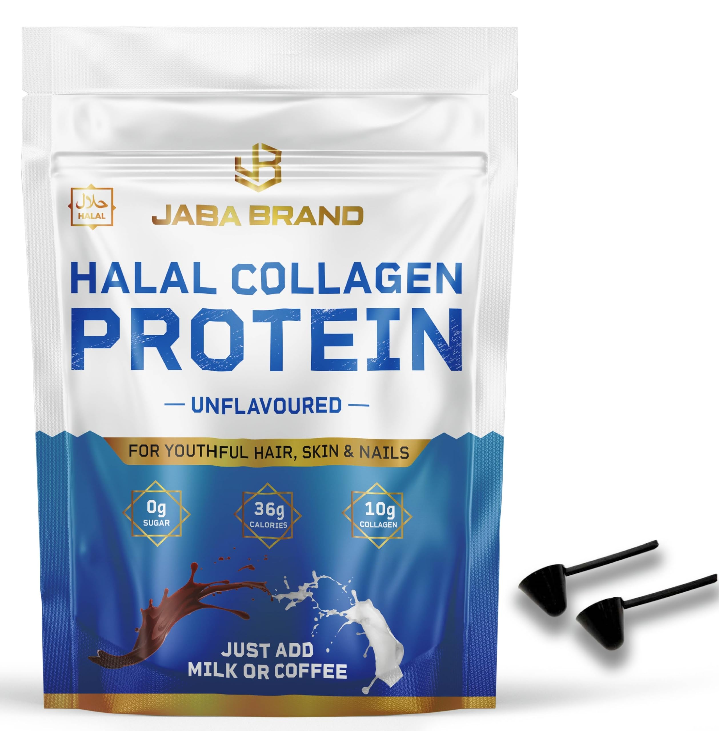 JABA BRAND - Halal Bovine Collagen Protein Powder for Hair, Nails, Joints and Skin JABA BRANDAu supplements