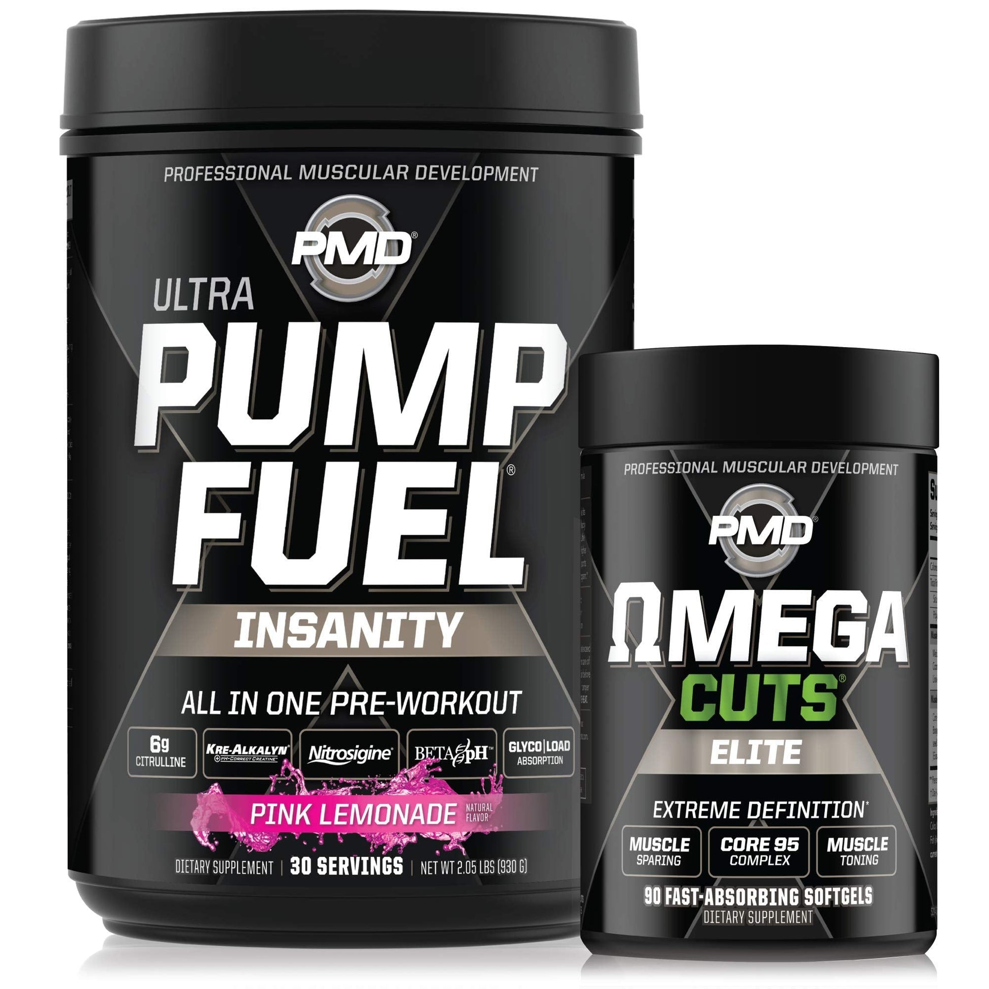 PMD Sports Ultra Pump Fuel Insanity - Pre Workout – Pink Lemonade (30 Servings) Sports PMDAu supplements