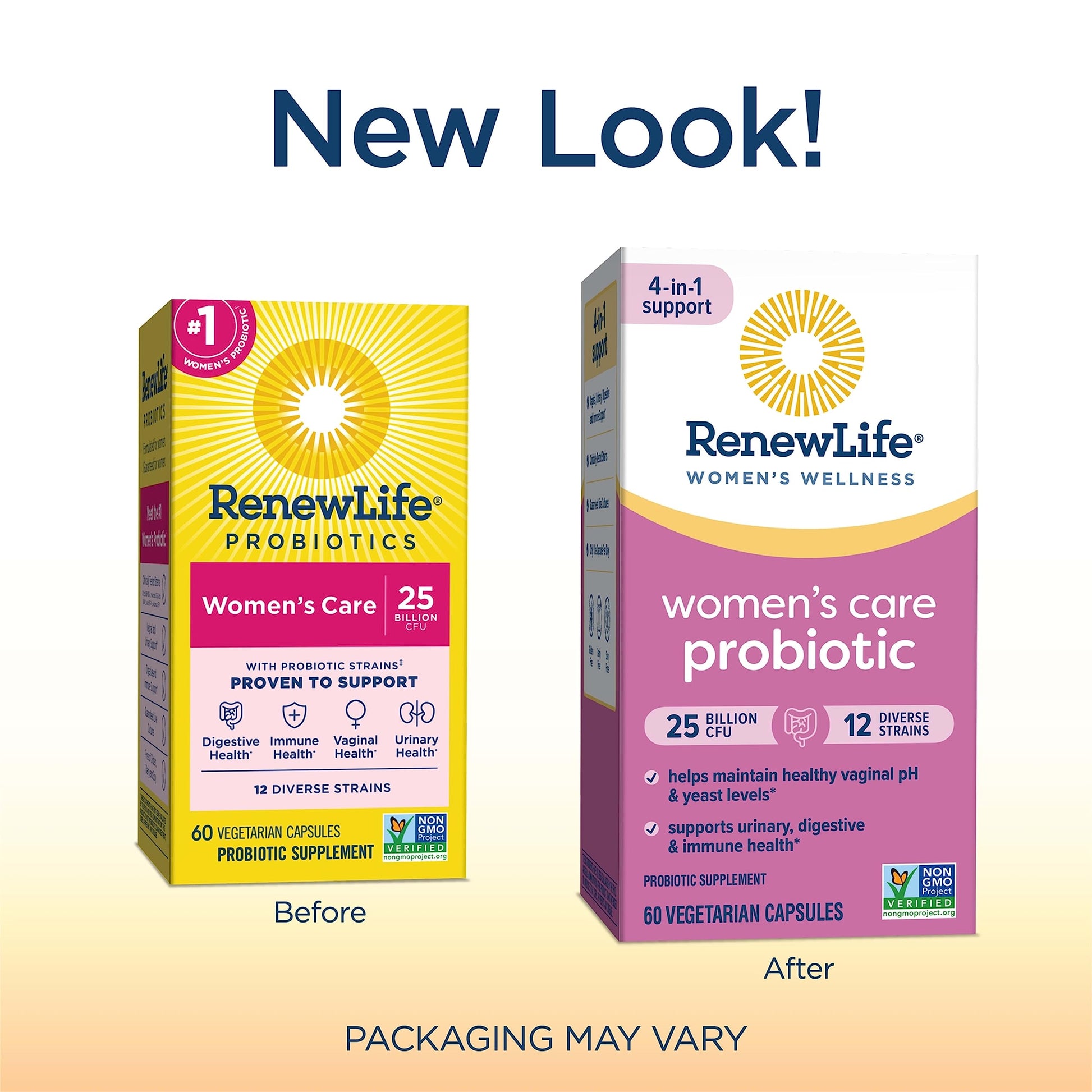 Renew Life Probiotic Adult 50 Plus Probiotic Capsules, Daily Supplement Supports Urinary Renew LifeUS supplements