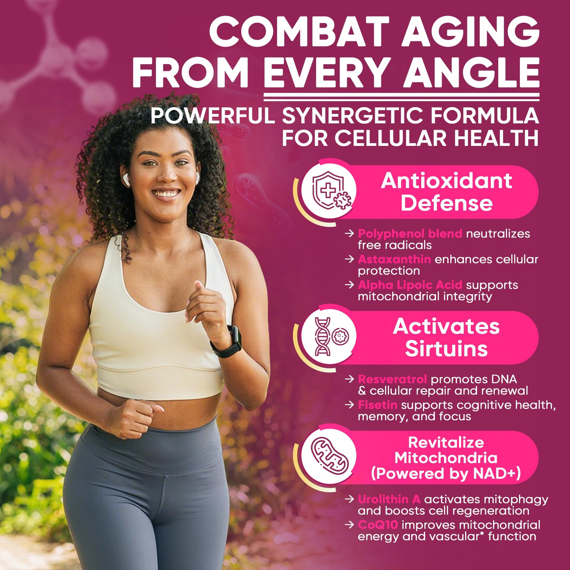 NMNH Gummies 300MG for Longevity with Urolithin A, Polyphenol Blend, Resveratrol, NAD+ Supplement for Women & Men Boost NAD+ Levels, Optimized Aging, Cell, DNA Repair, Energy, Focus, Sugar Free, 60cts NextdiaAu supplements