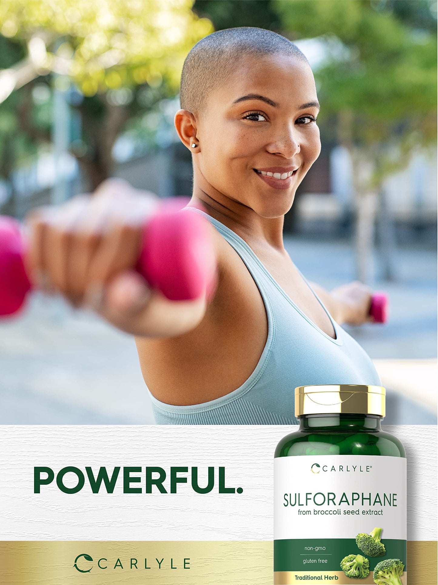 Carlyle Sulforaphane | from Broccoli Seed Extract | 180 Capsules | Traditional Herbal CarlyleUS supplements