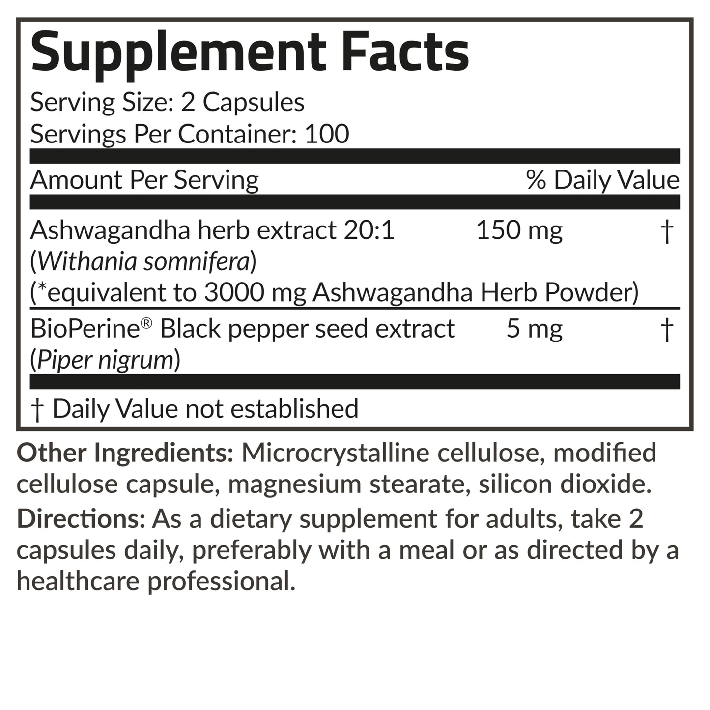 Futurebiotics Ashwagandha Extra Strength Stress & Mood Support with BioPerine FuturebioticsUS supplements
