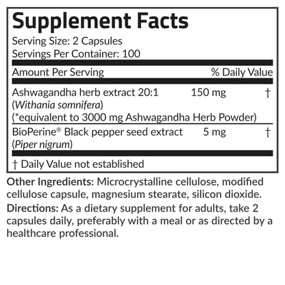 Futurebiotics Ashwagandha Extra Strength Stress & Mood Support with BioPerine FuturebioticsUS supplements
