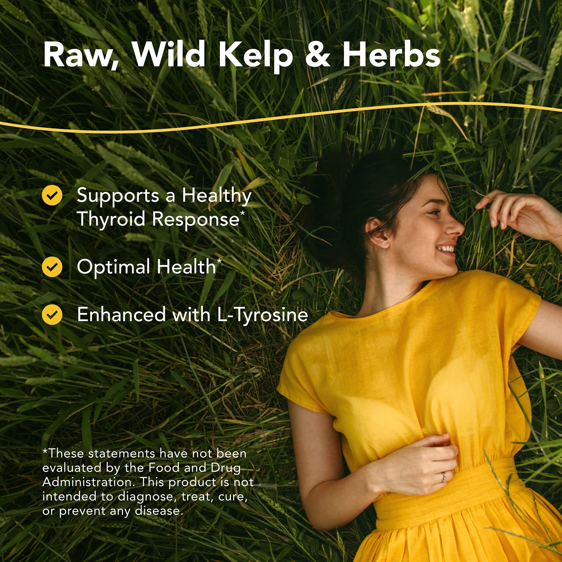 NORTH AMERICAN HERB & SPICE Thyroset - 90 Capsules - Wild Kelp & Herbs Blend - Healthy Thyroid Support - Contains Trace Minerals, Natural Iodine, Antioxidants & Amino Acids - 45 Servings NORTH AMERICAN HERB & SPICEAu supplements