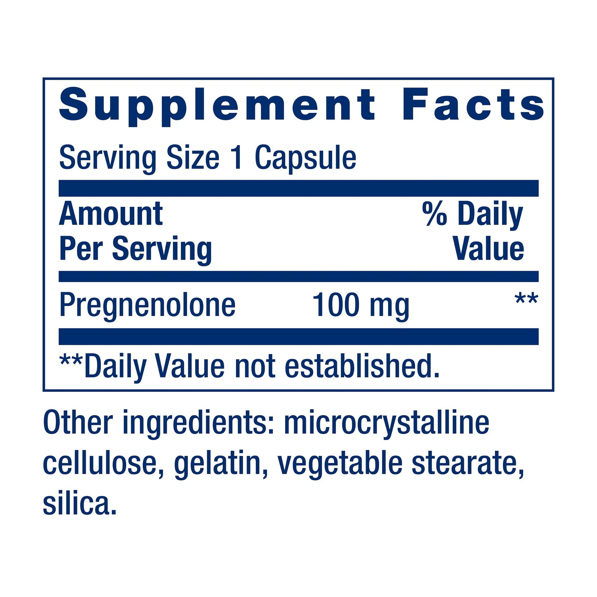 Life Extension Pregnenolone - Hormone Balance Supplement for Healthy Hormone Levels, 100 mg - Hormone Balance, Memory, Focus, Cognitive Health - Gluten-Free, Non-GMO, 100 Capsules Life ExtensionAu supplements
