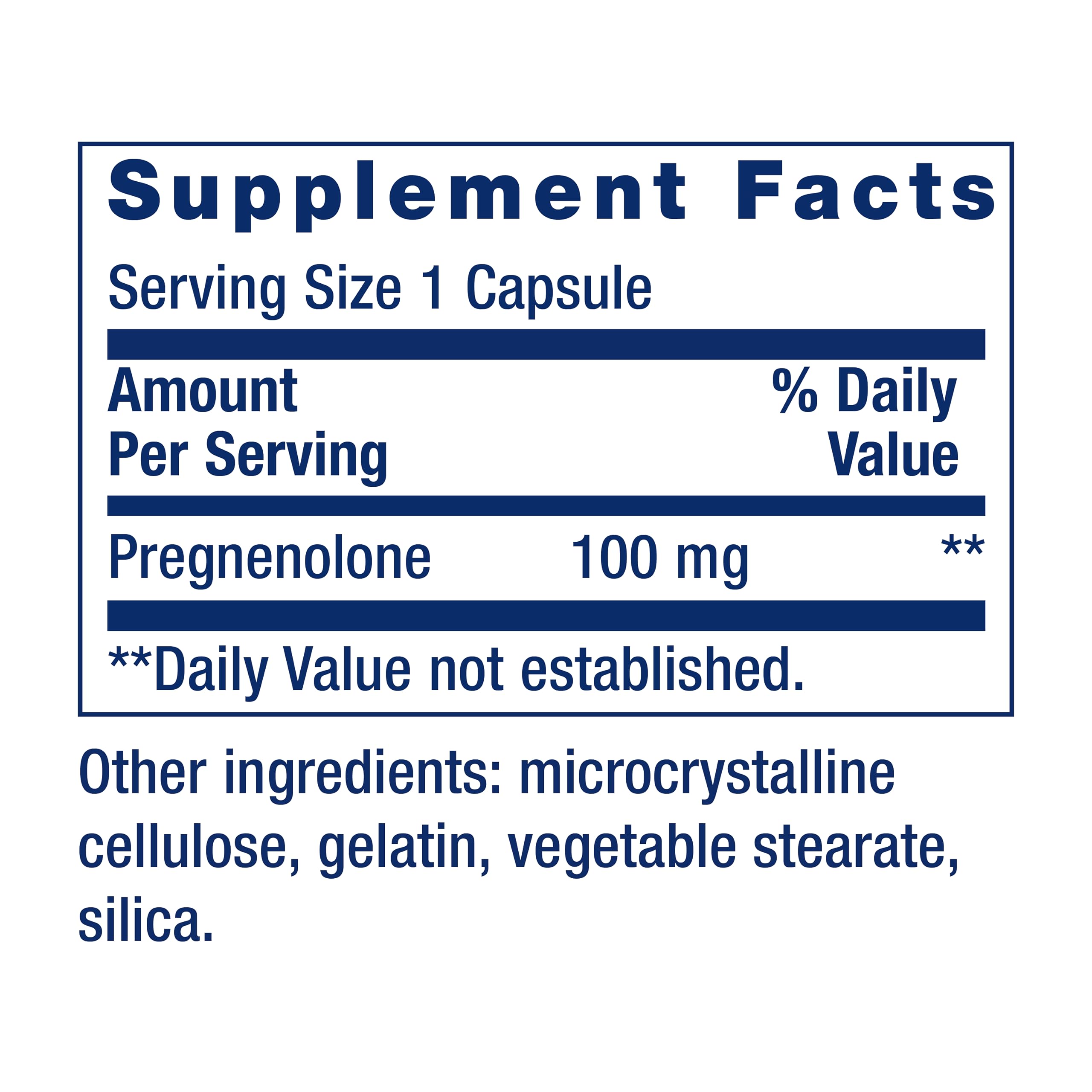 Life Extension Pregnenolone - Hormone Balance Supplement for Healthy Hormone Levels, 100 mg - Hormone Balance, Memory, Focus, Cognitive Health - Gluten-Free, Non-GMO, 100 Capsules Life ExtensionAu supplements