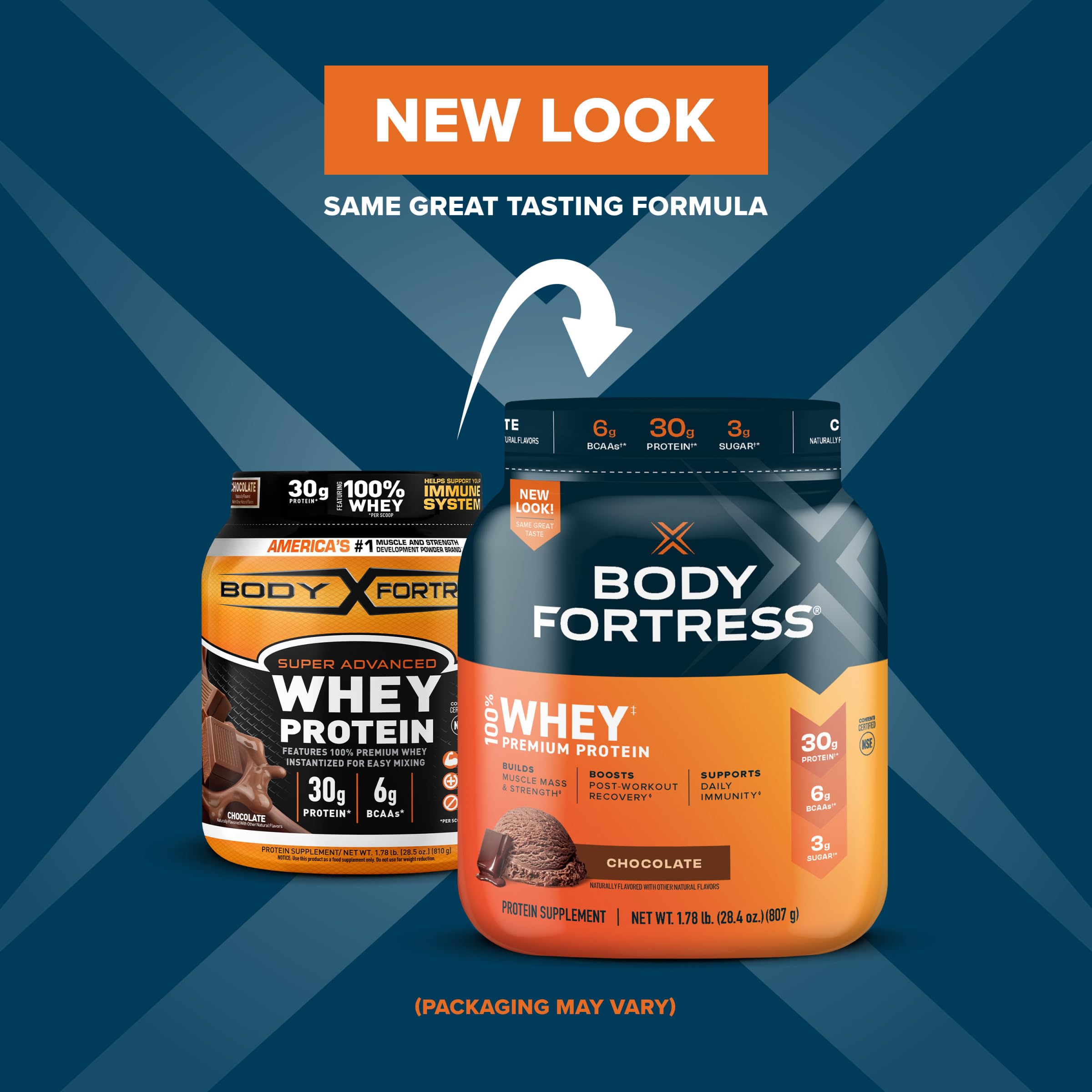Body Fortress Super Advanced Isolate Protein Powder, Gluten Free, Vanilla Creme Flavored Body FortressUS supplements