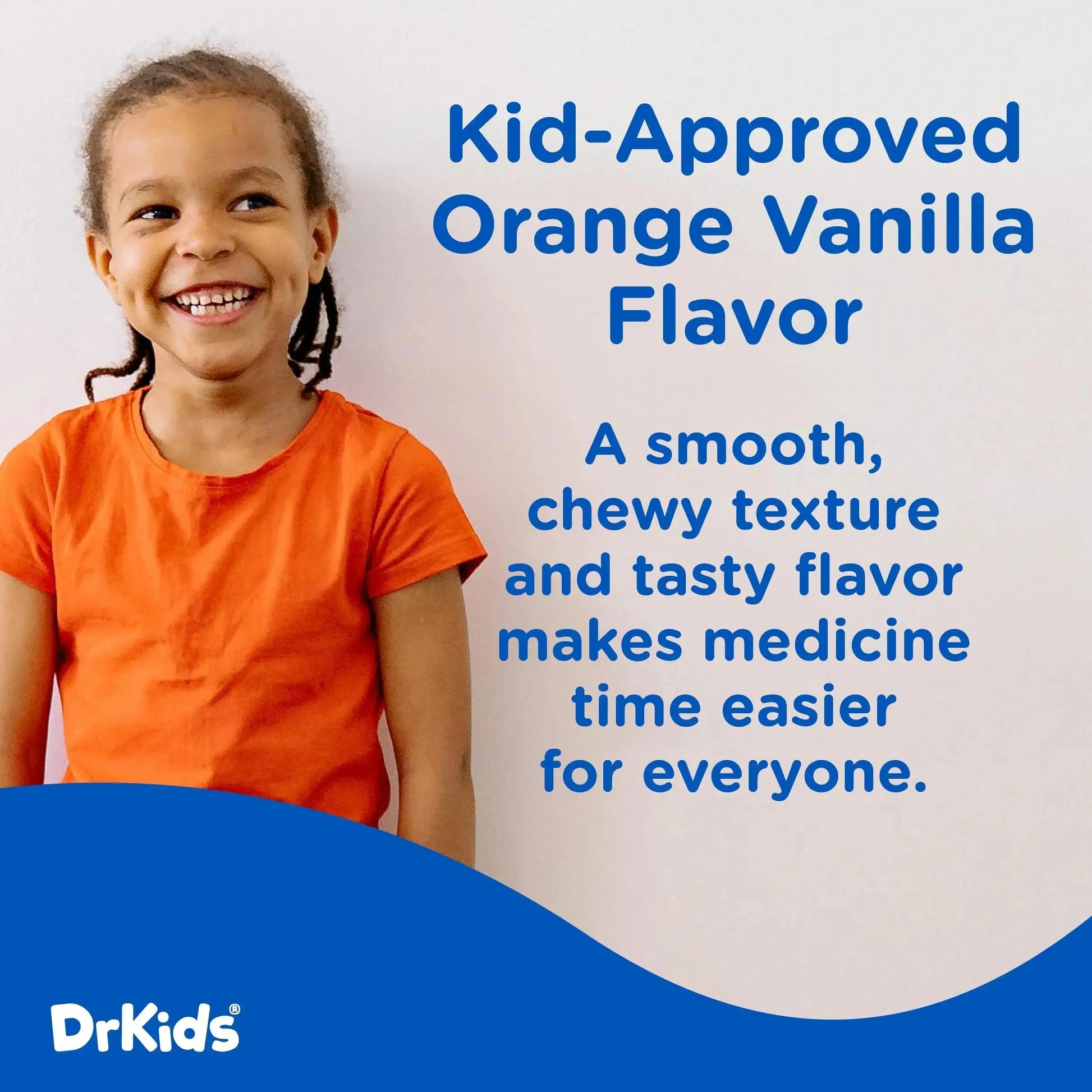 Dr. Kids Children’s Pain and Fever Gummy Bite - Chewable Acetaminophen for Kids Ages 2-11, Pre-Measured Soft Chews for Headache, Sore Throat, Cold and Flu, Orange Vanilla Flavor, 24 Count Dr. KidsAu supplements