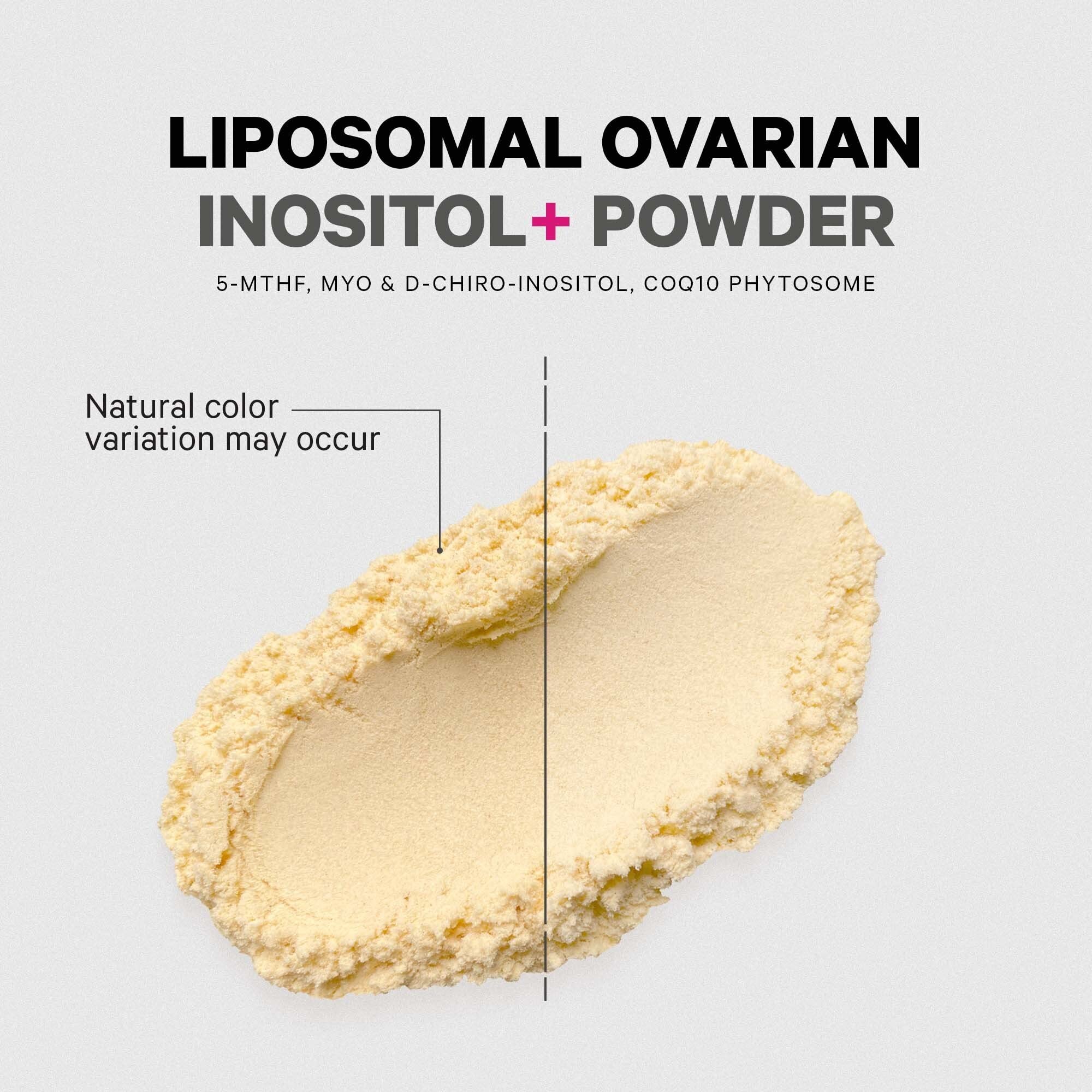 Codeage Liposomal Ovarian Inositol Powder - Myo-Inositol & D-Chiro-Inositol 40:1 Blend, Folate 5-MTHF, CoQ10, Pomegranate & Wild Blueberry - 2-Month Supply - Mixed Berry Flavor - Non-GMO, 60 Servings CodeageAu supplements