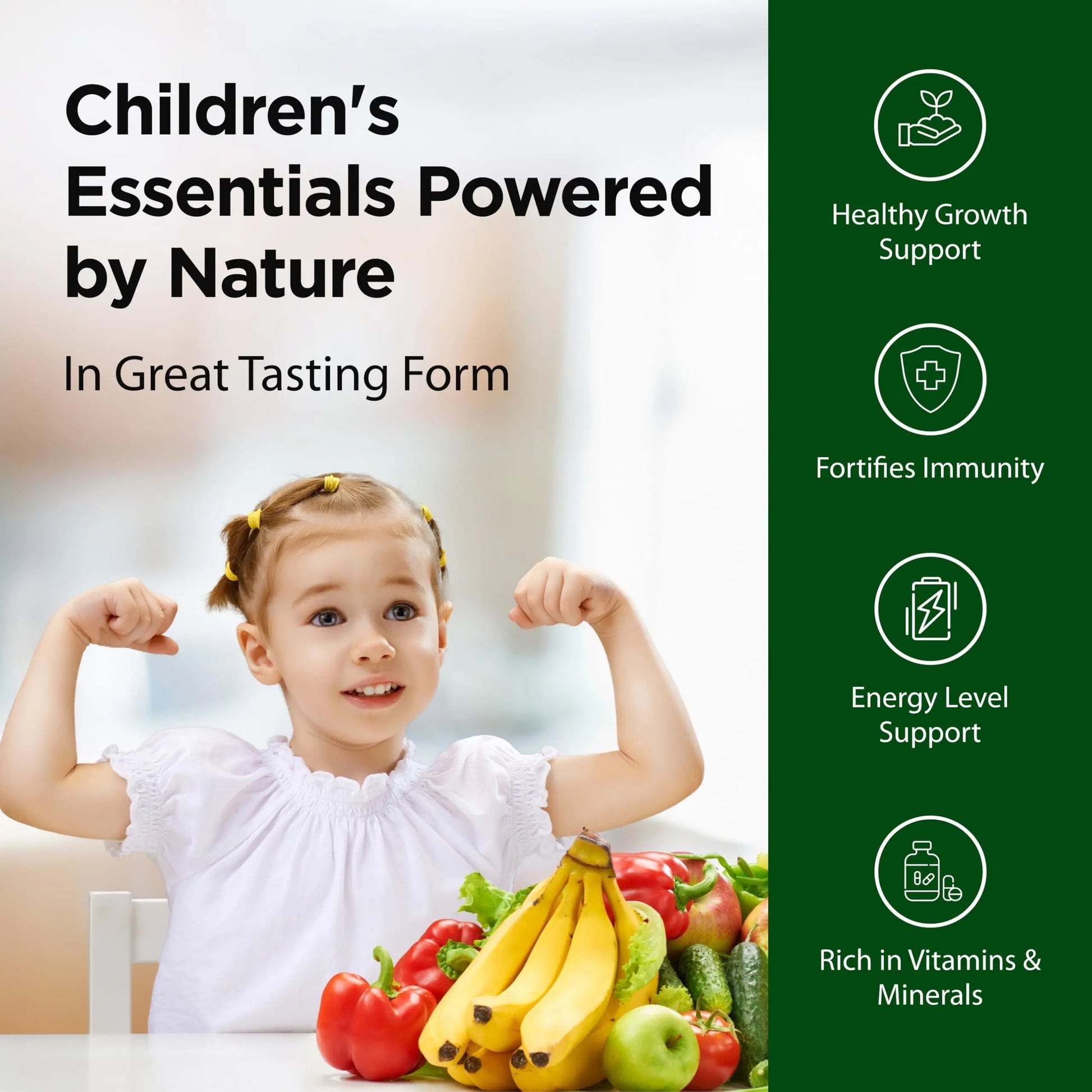Flora - Kids Multi Essentials+, Liquid Multivitamin Formula, 13 Essential Vitamins & Minerals, 7.6 Fl Oz FloraAu supplements