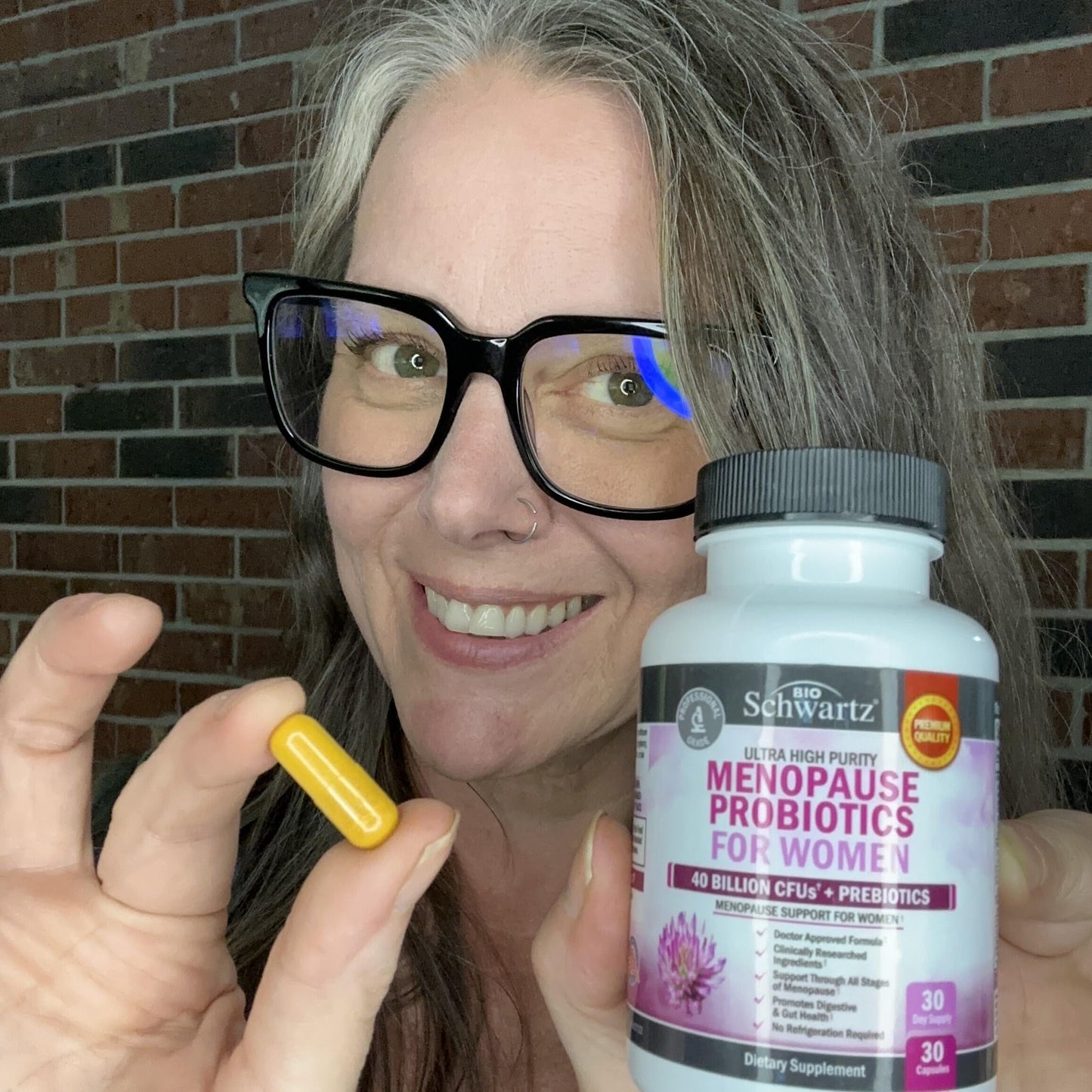 Menopause Support Probiotics for Women - Hot Flashes Night Sweats Mood Swings BioSchwartzUS supplements