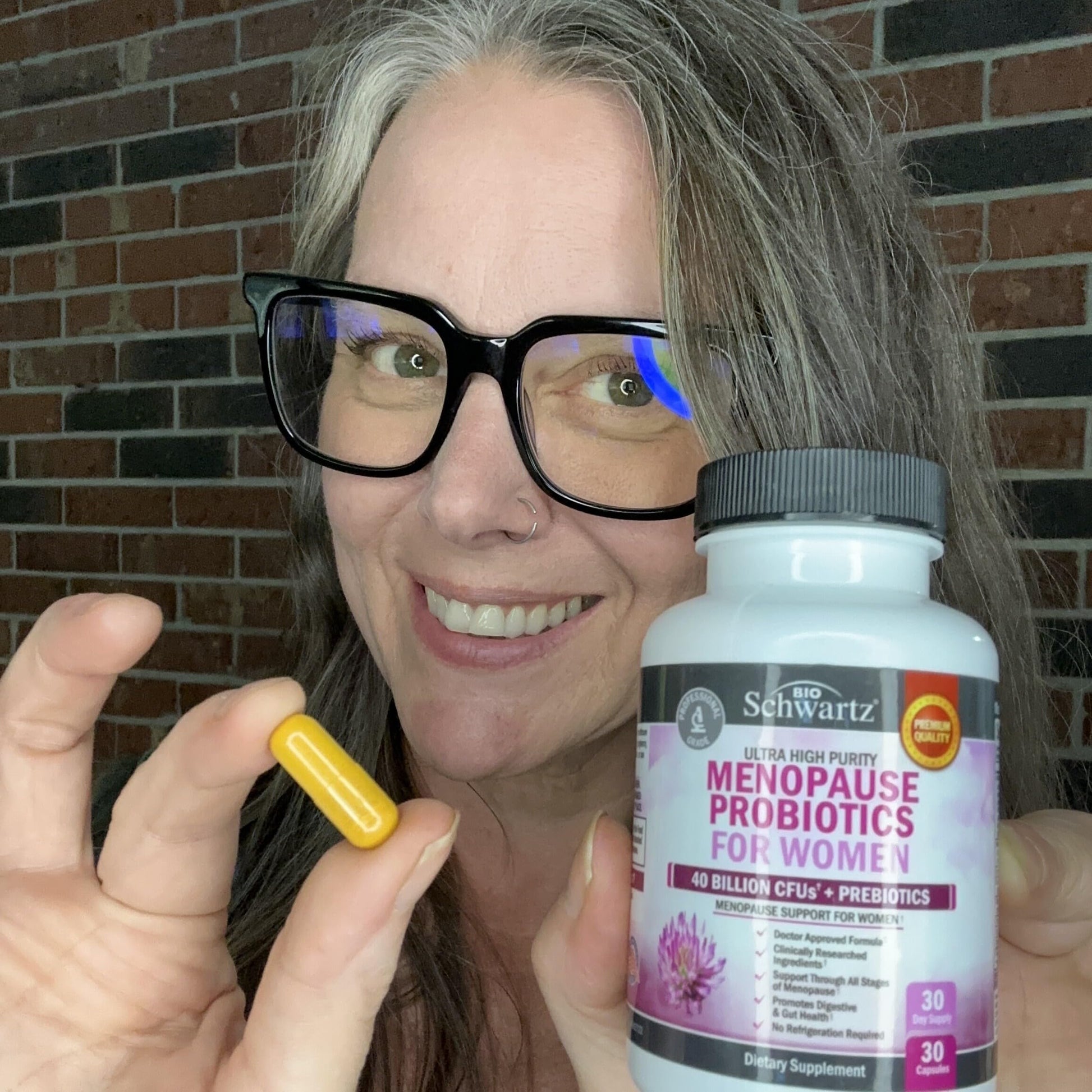 Menopause Support Probiotics for Women - Hot Flashes Night Sweats Mood Swings BioSchwartzAu supplements
