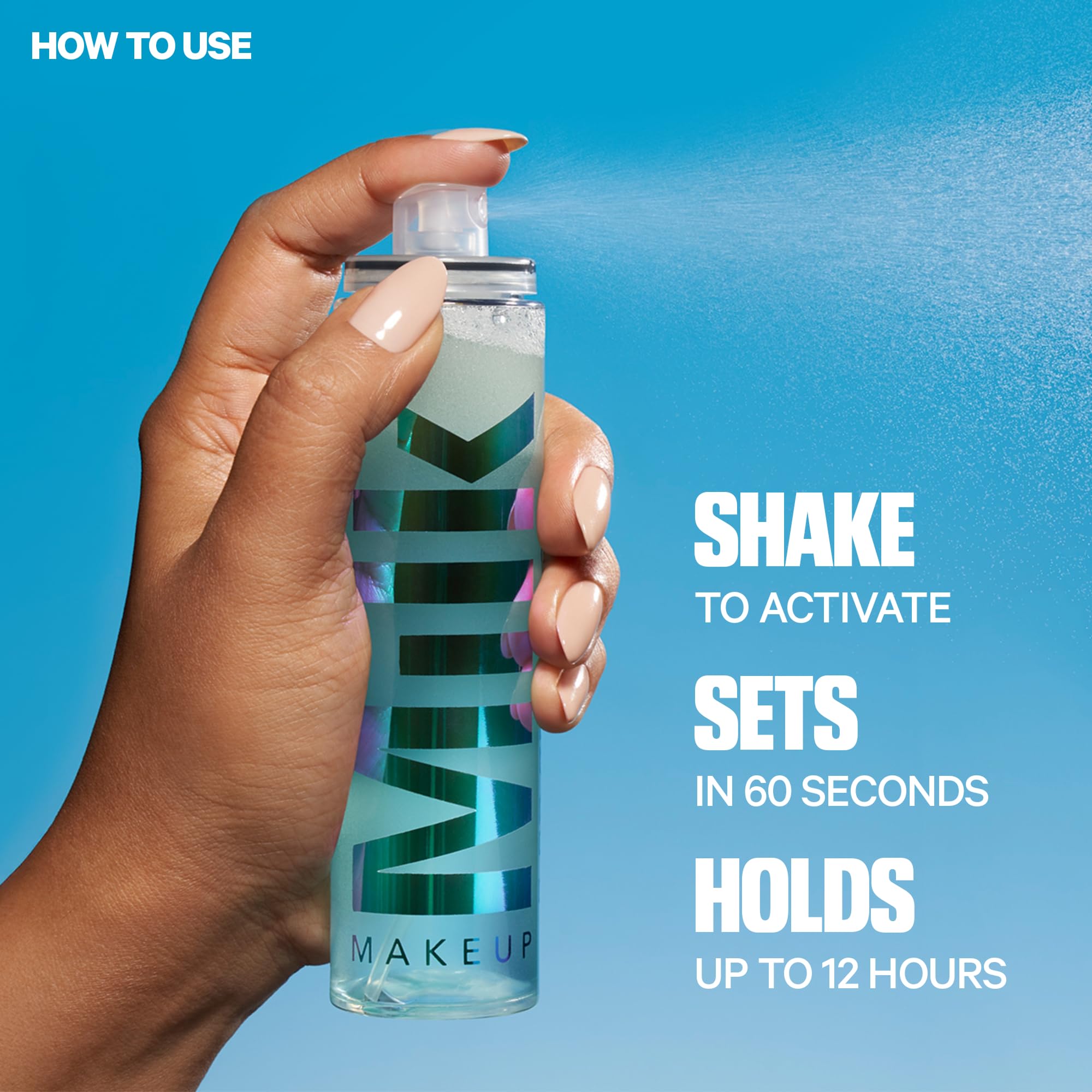 Milk Makeup Hydro Grip Set + Refresh Spray with Hyaluronic Acid – Sets Makeup + Hydrates Skin for Up to 12 Hours – Long-Lasting, Alcohol-Free Facial Mist for Dewy, Radiant Skin – 1.69 oz Milk MakeupAu supplements