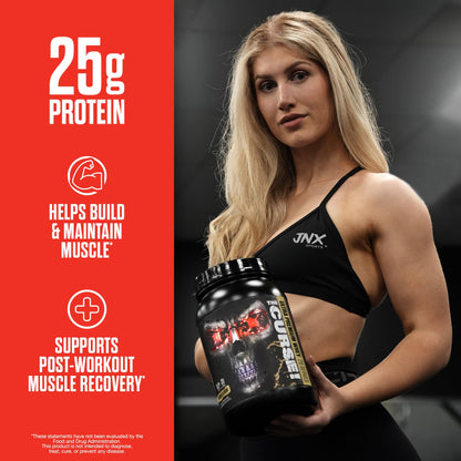 JNX SPORTS The Curse! Ultra Premium Whey Protein Powder Vanilla Bean 2lb | 25g Protein JNX SPORTSUS supplements