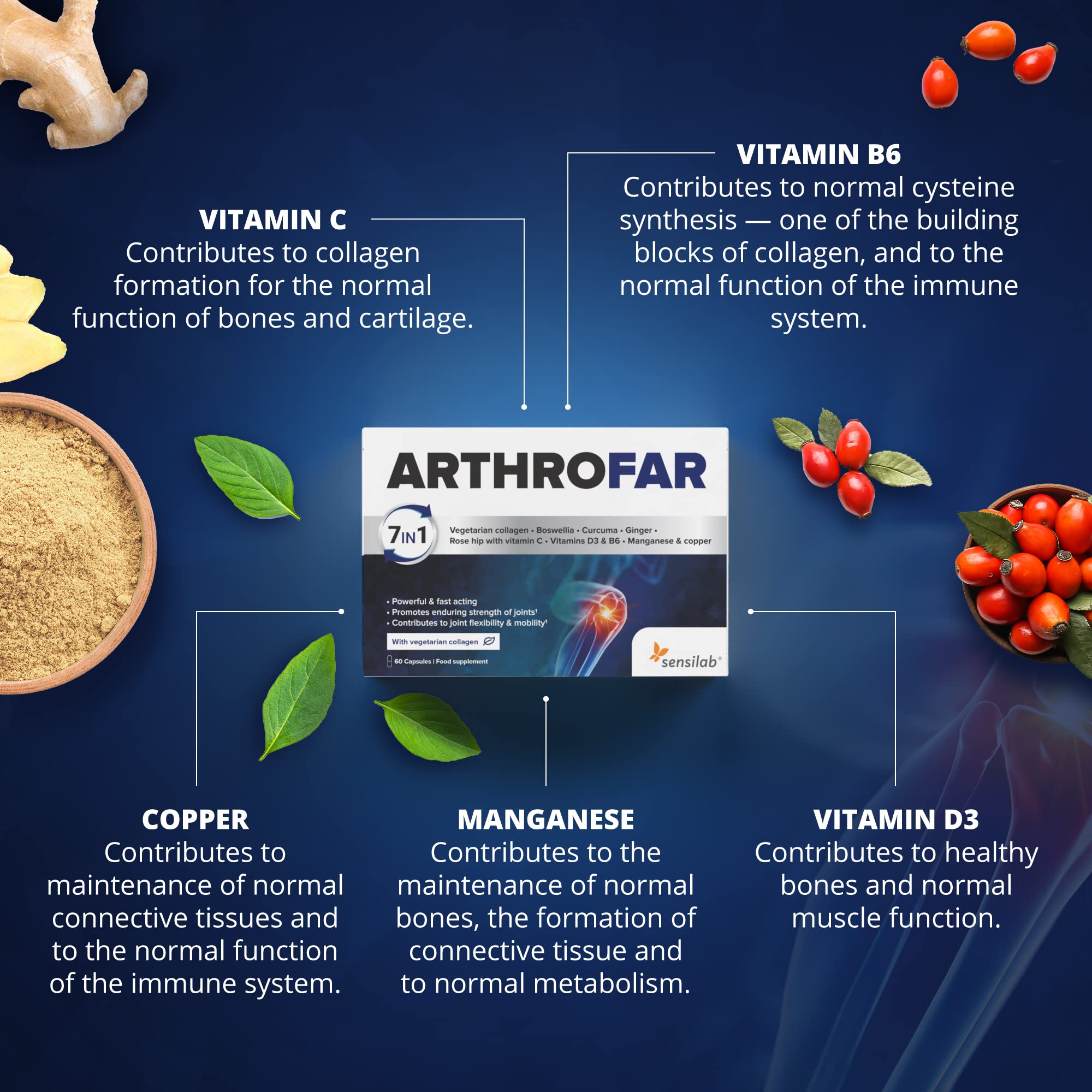Boswellia Serrata Capsules | Sensilab ArthroFar | Joint Care Supplements SensilabAu supplements