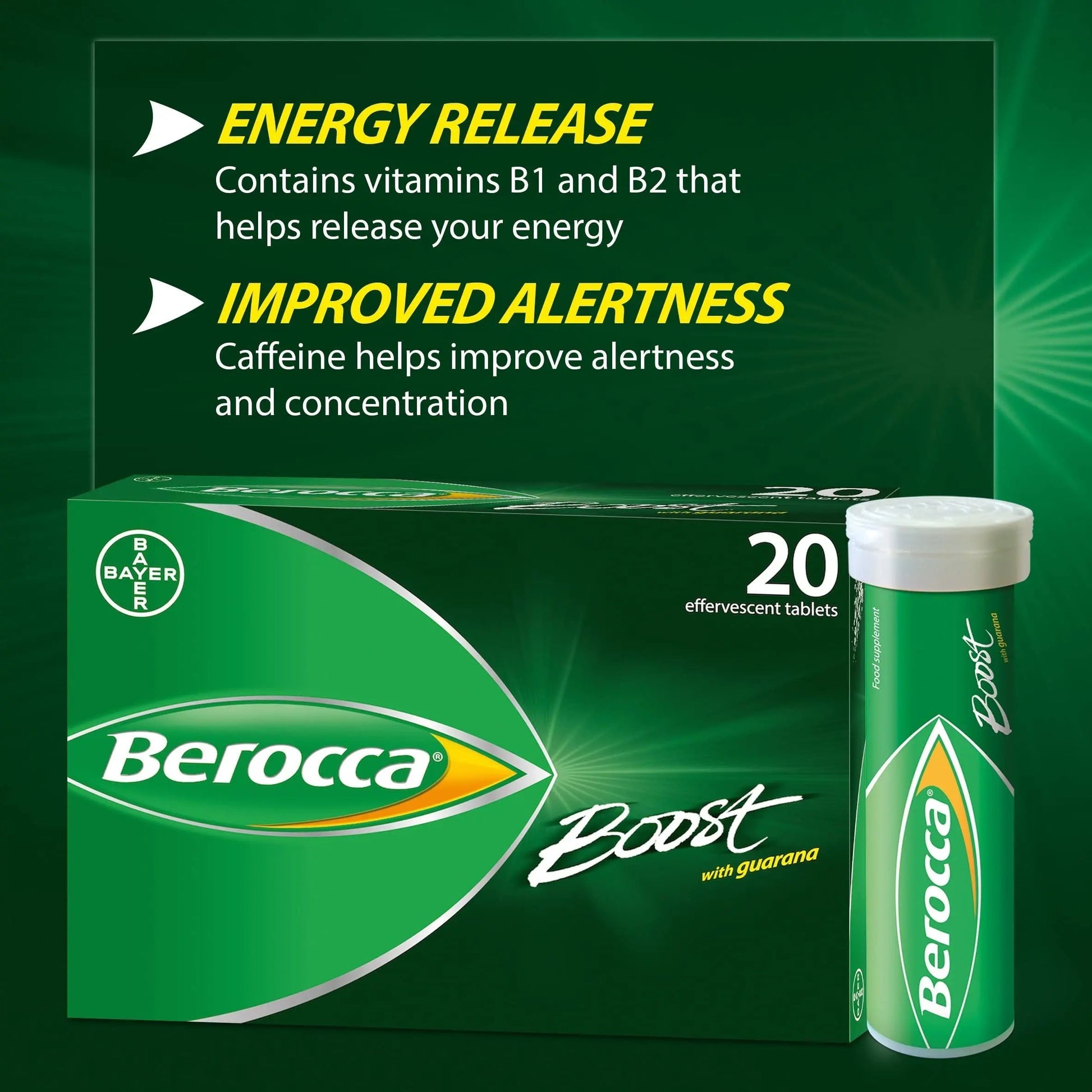 Berocca Boost Multivitamin Tablets Pack Of 20 BeroccaAu supplements