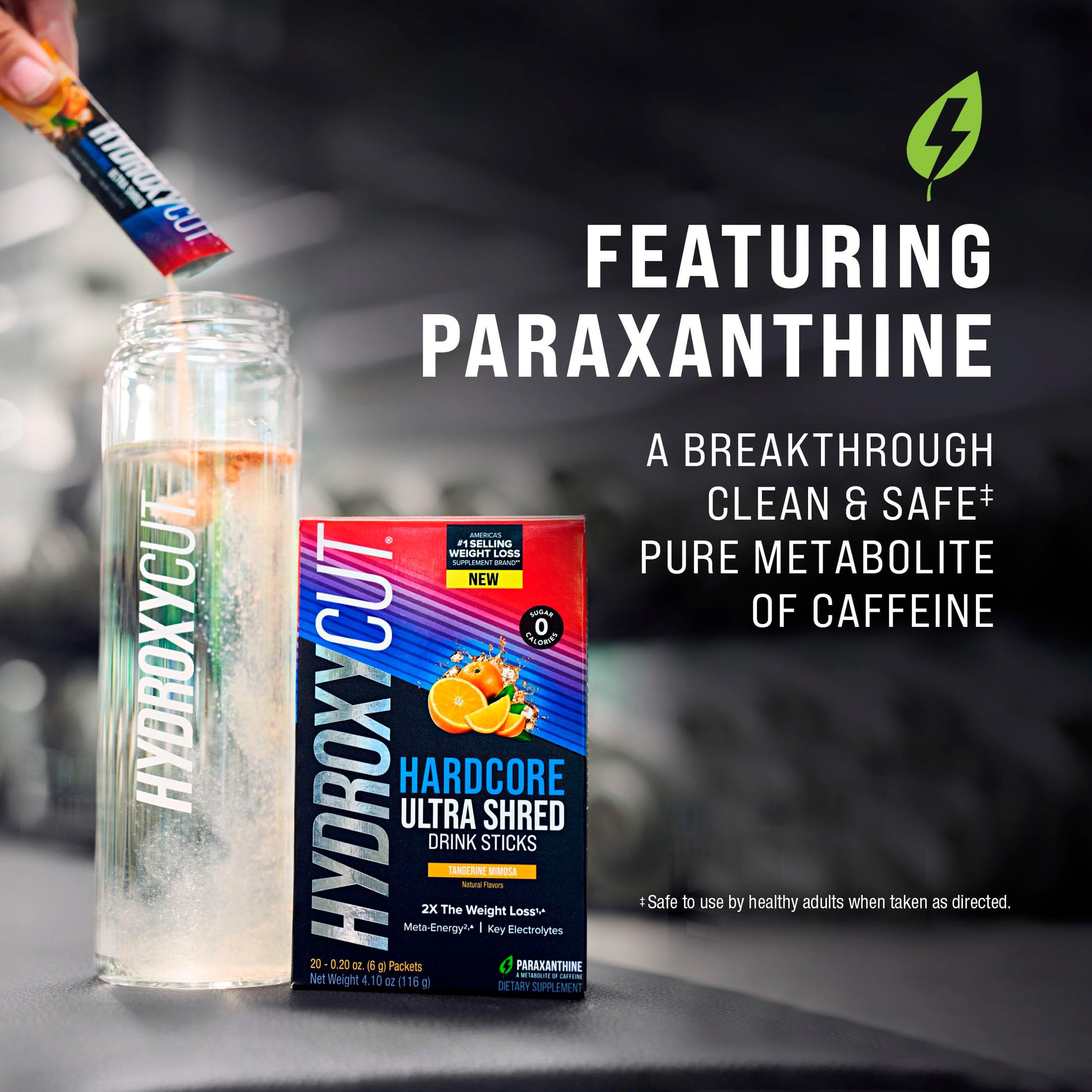 Hydroxycut Hardcore Ultra Shred Drink Sticks,Meta-Energy Drink Powder Metabolic Energy HydroxycutUS supplements