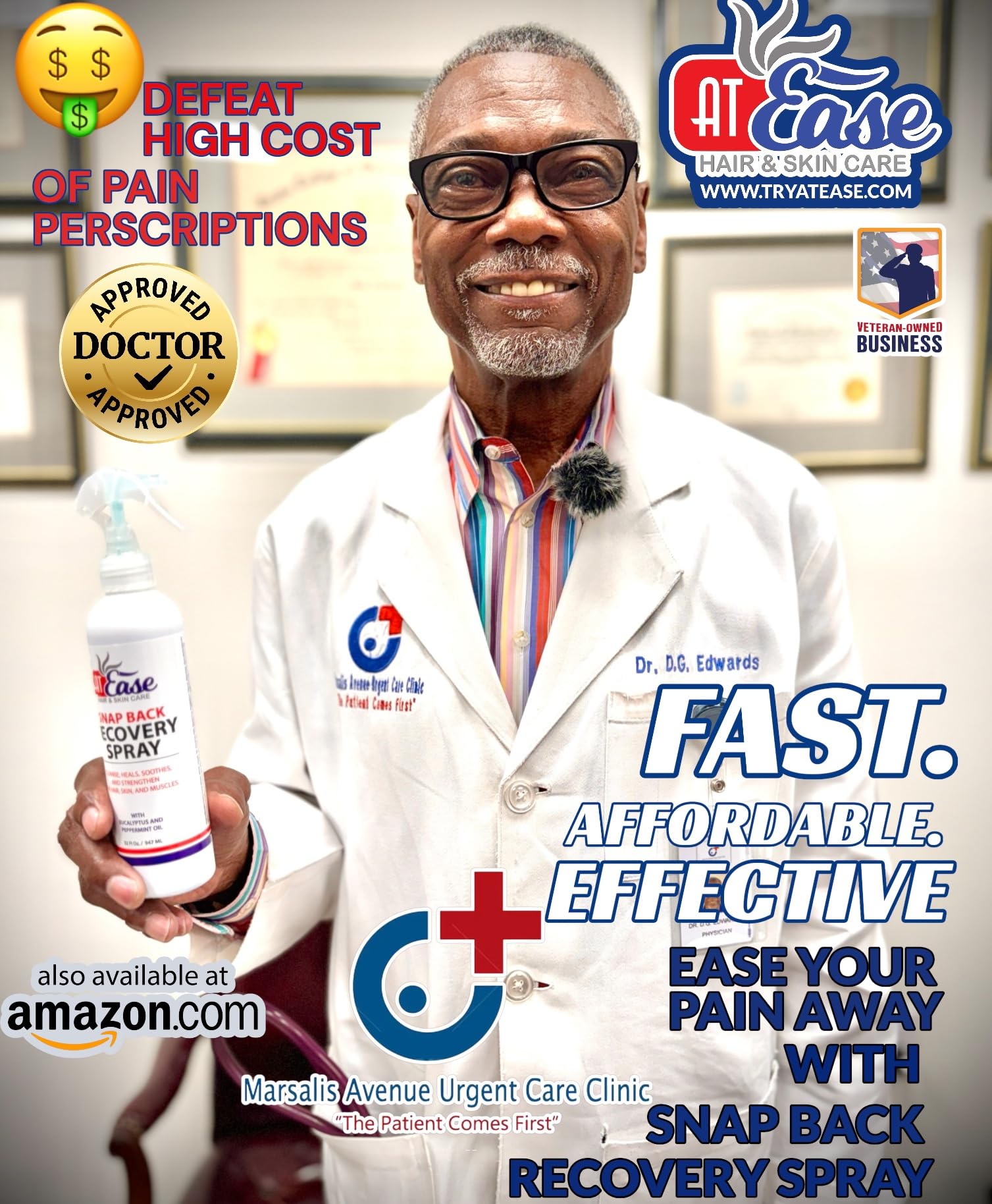 AT Ease Snap Back Recovery Muscle Spray AT EaseAu supplements