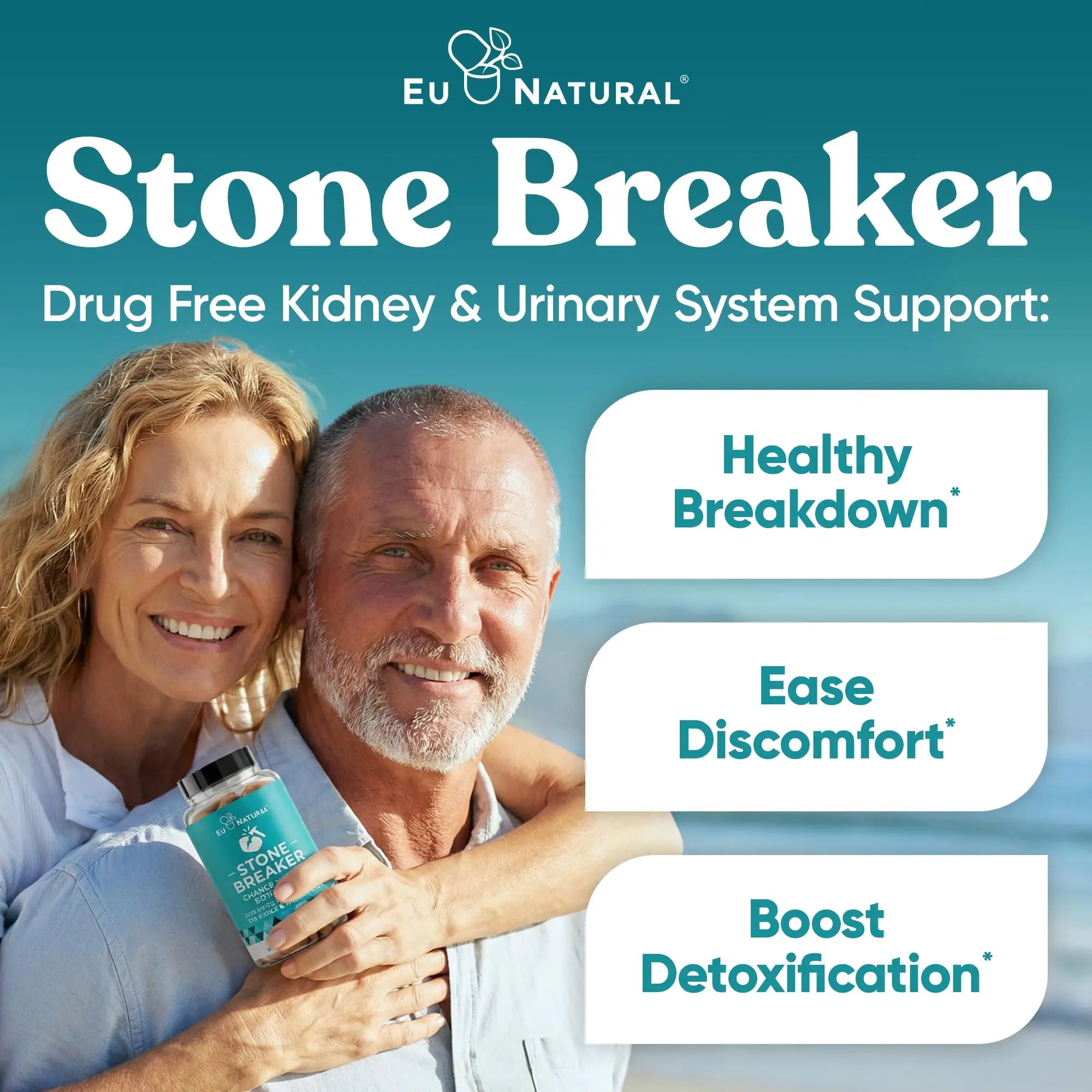 Chanca Piedra Stone Breaker - The Original Stone Breaking Formula with Celery Seed & Parsley - Supports Kidney, Gallbladder & Urinary Tract Cleansing to Help Flush Impurities - 60 Vegetarian Capsules Eu NaturalAu supplements