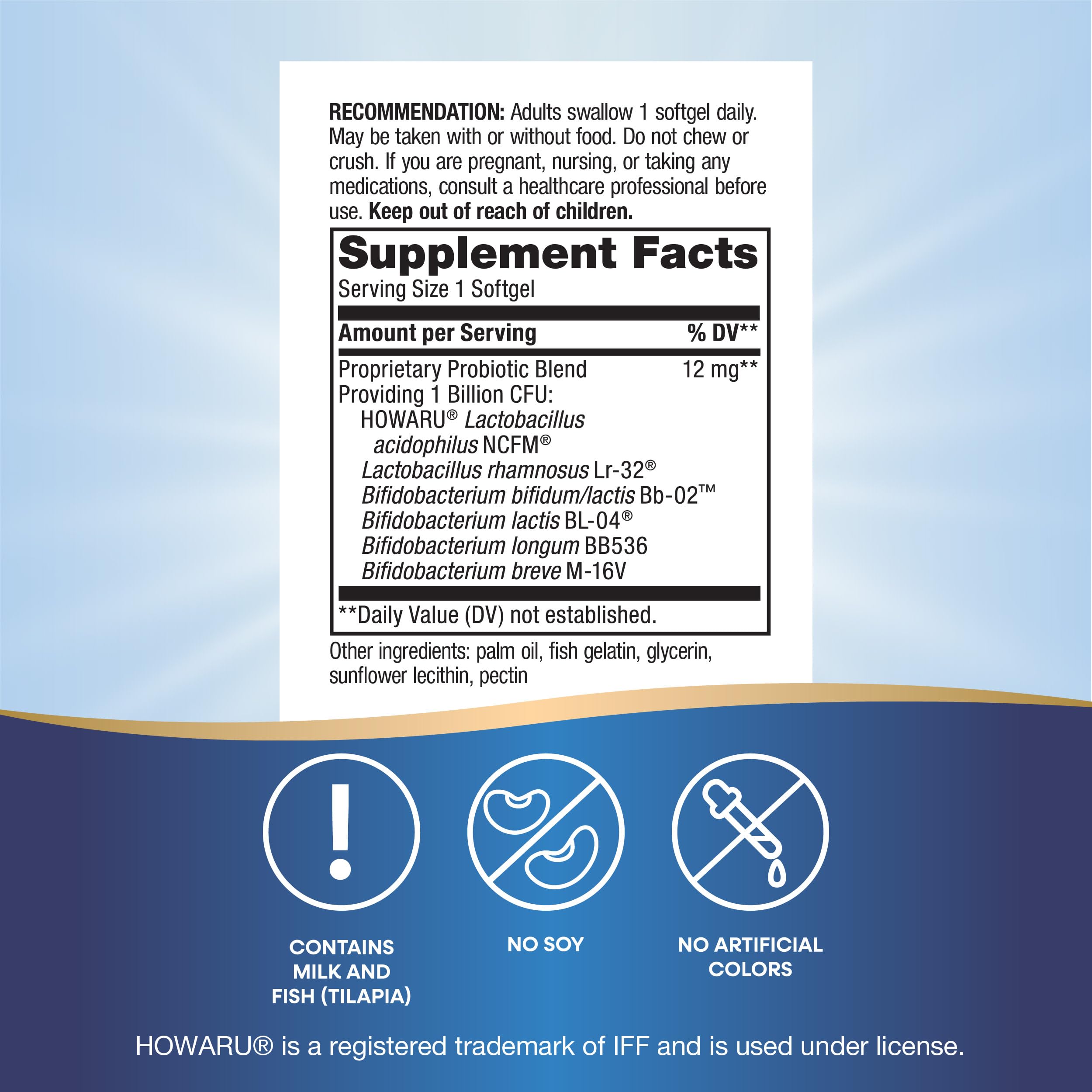 Nature's Way Complete Probiotic Pearls, Supports Digestive Balance*, 1 Billion Live Cultures, Supplement for Men and Women, No Refrigeration Required, 30 softgels Nature's WayAu supplements