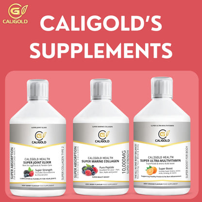 CALIGOLD Health Super Marine Collagen Liquid - Excellent for Hair, Skin, Nails and Joints CALIGOLDUS supplements