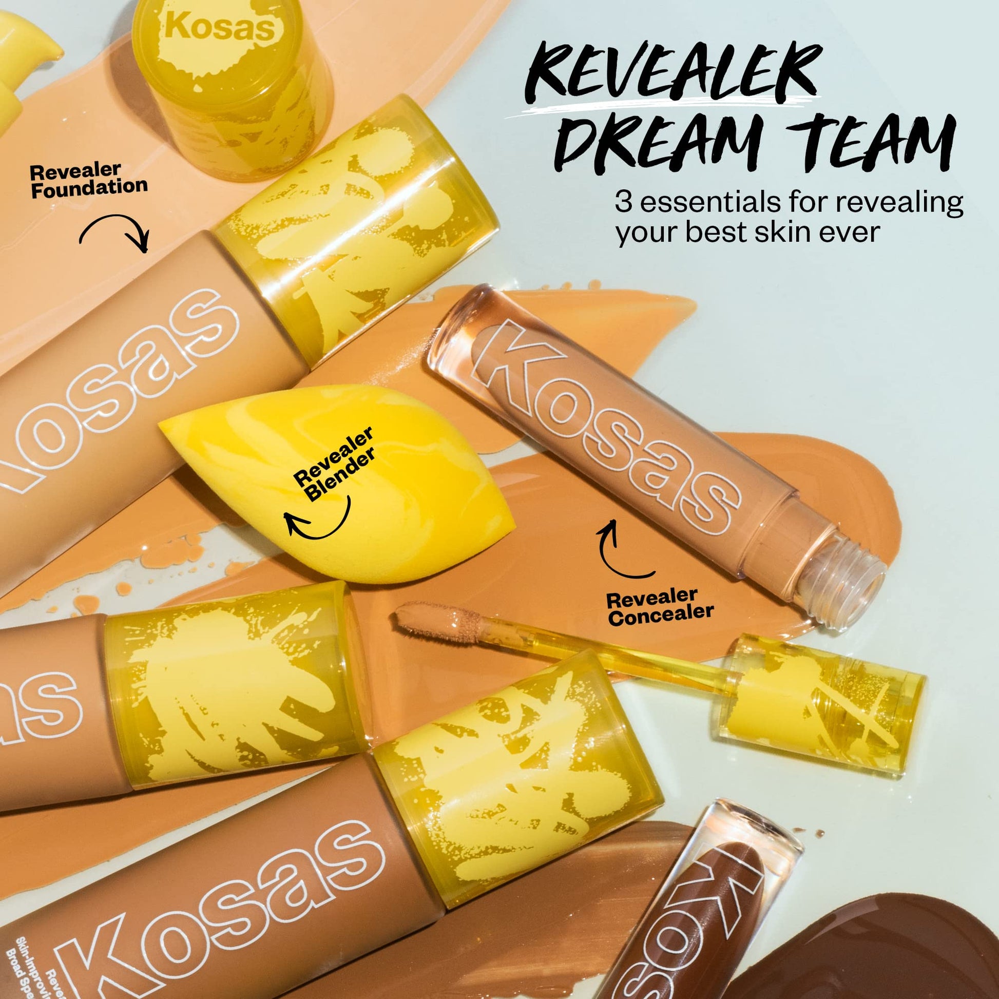 Kosas Revealer Liquid Foundation SPF 25 – Medium Buildable Coverage, Hydrating Natural Glow Finish, Light Medium Neutral 200 KosasAu supplements