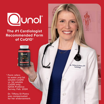 Qunol Ultra CoQ10 100mg Softgels- 3x Better Absorption, Antioxidant for Heart Health & Energy Production, Coenzyme Q10 Vitamins QunolUS supplements