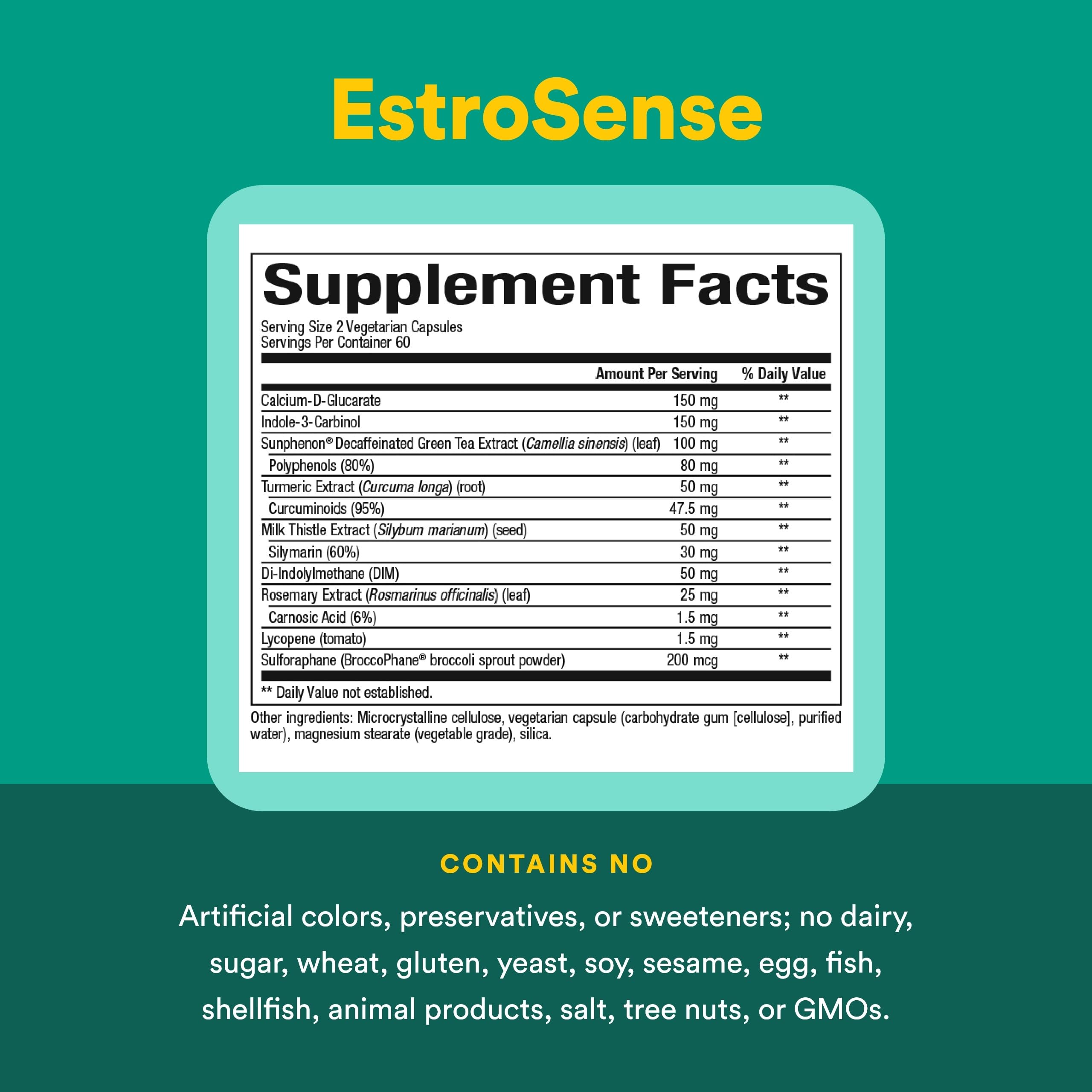 Natural Factors WomenSense EstroSense - Daily Hormonal Balance Support Supplement - Supports Healthy Menstration & Menopause - Non-GMO Natural Supplement - 120 Vegetarian Capsules (60 Servings) Natural FactorsAu supplements