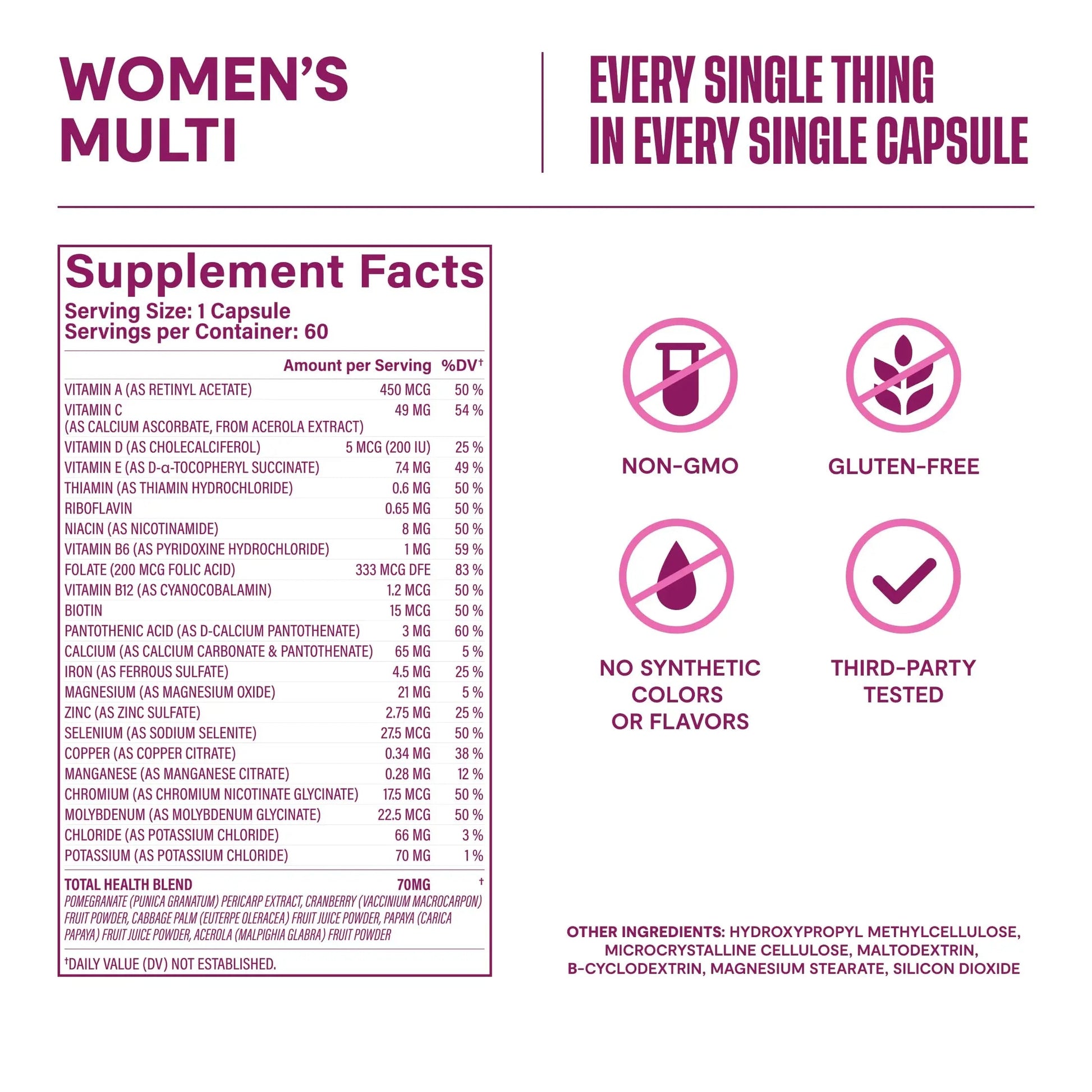 Habit Womens Multi Supplement 2 Pack (120 Capsules) - New Look, Supports General Health & Wellness, 23 Essential Vitamins and Minerals H' HabitAu supplements