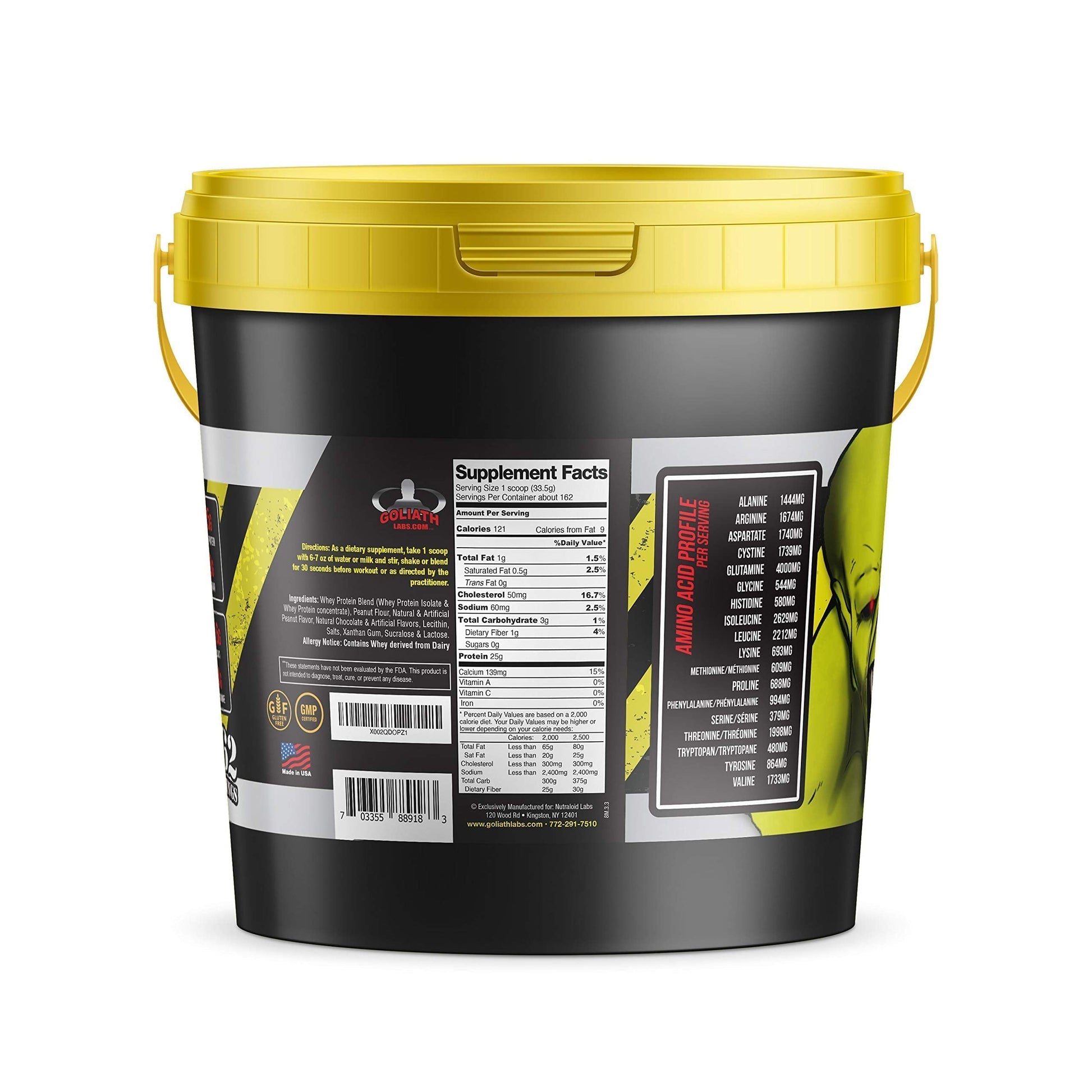 COLOSSAL LABS Muscle Growth Whey Protein [12 lbs/Pack of 1]–Peanut Butter Chocolate COLOSSAL LABSUS supplements